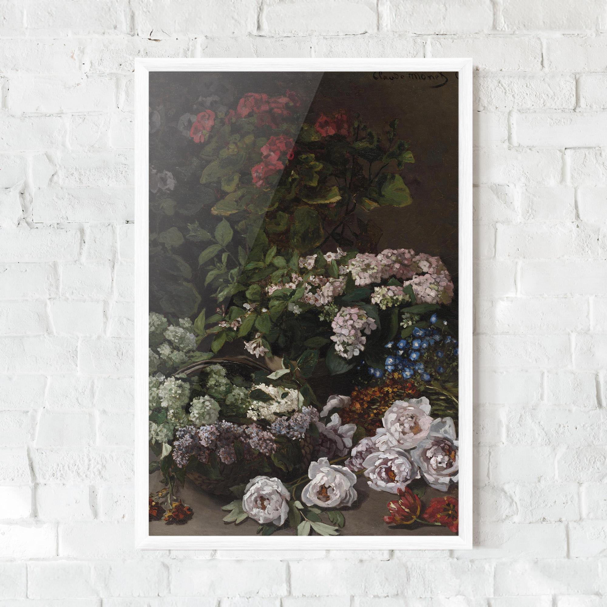 Gerahmte Poster Spring Flowers Monet mockup 0