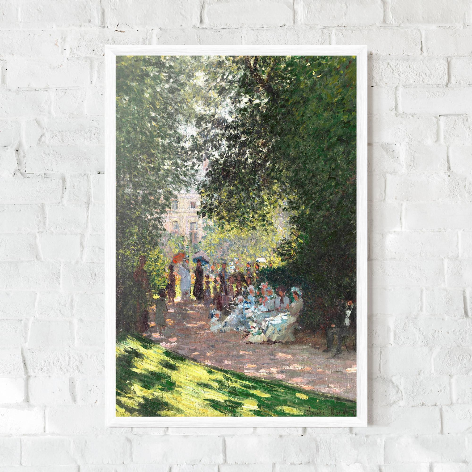 Gerahmte Poster The Parc Monceau mockup 0
