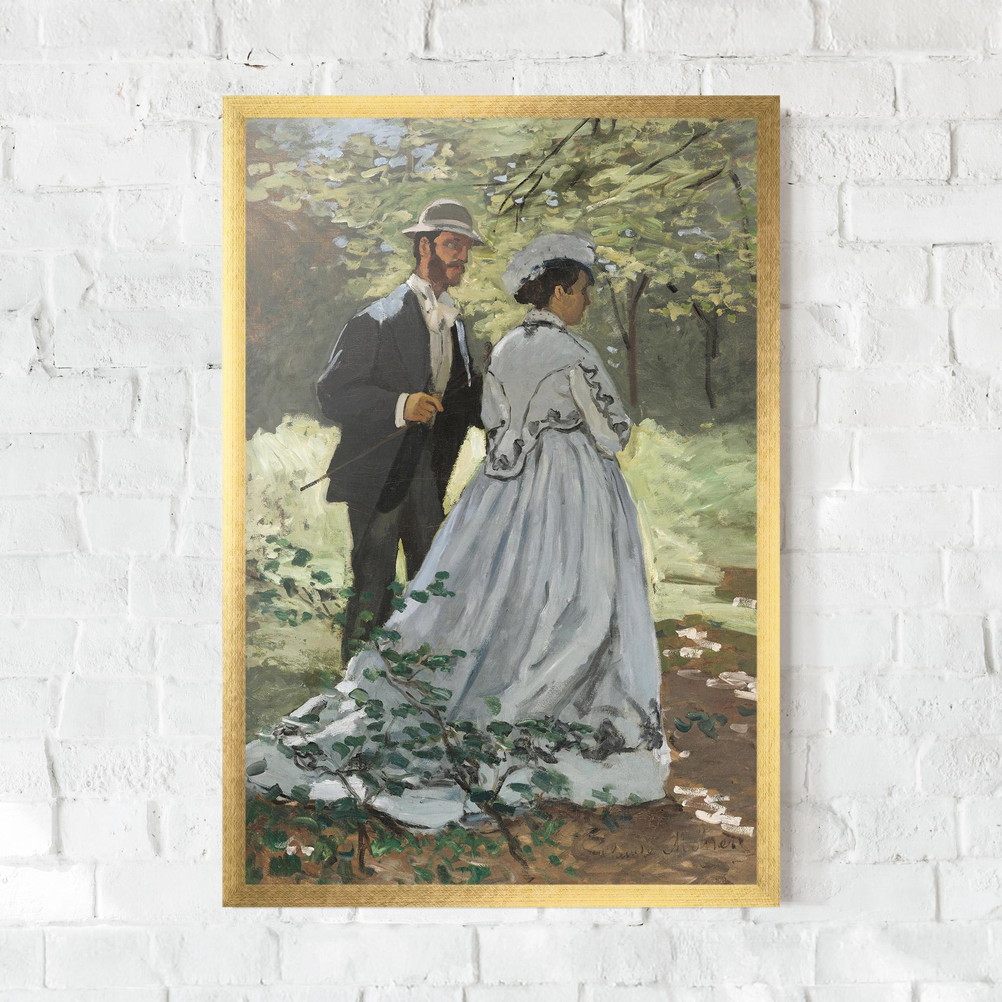 Gerahmte Poster Bazille And Camille mockup 0