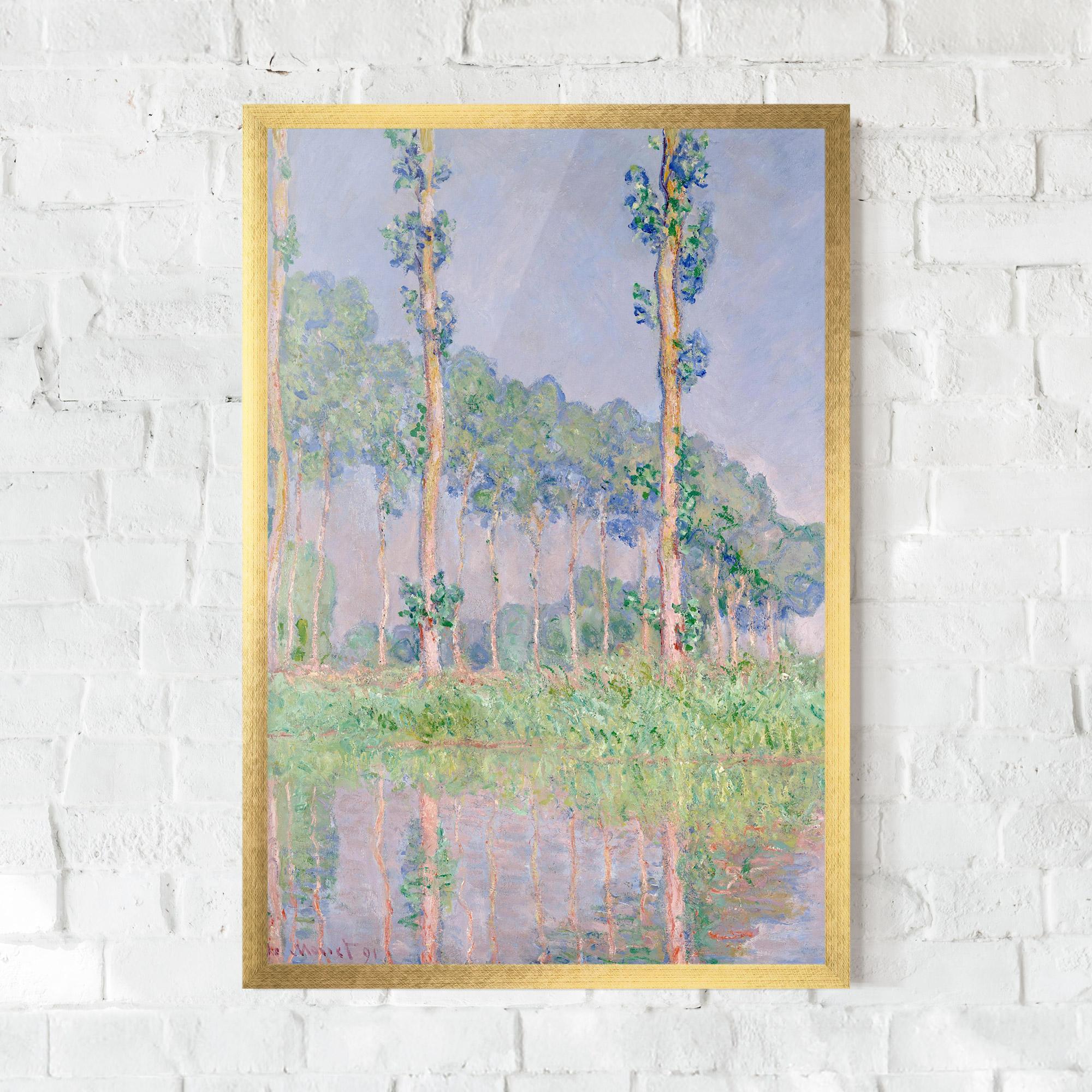 Gerahmte Poster Monet Pink Effect mockup 0