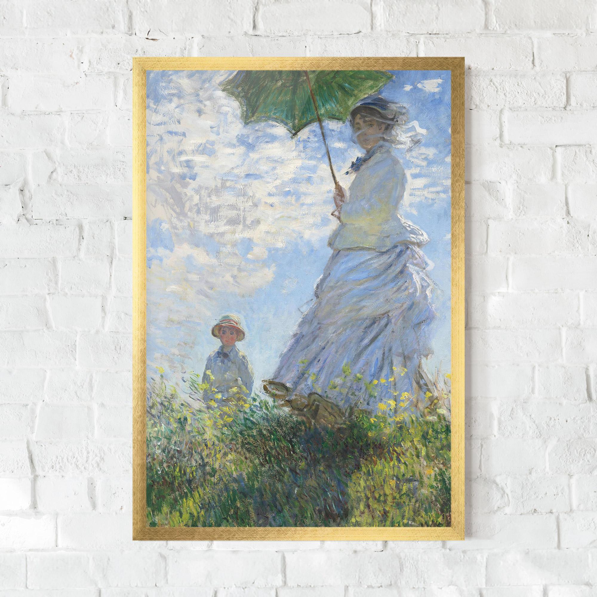 Gerahmte Poster Parasol Painting mockup 0