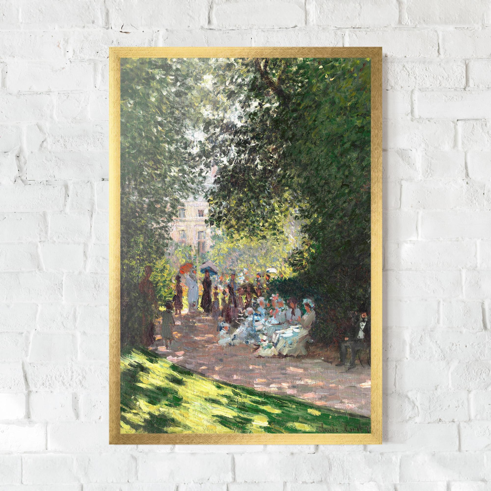 Gerahmte Poster The Parc Monceau mockup 0