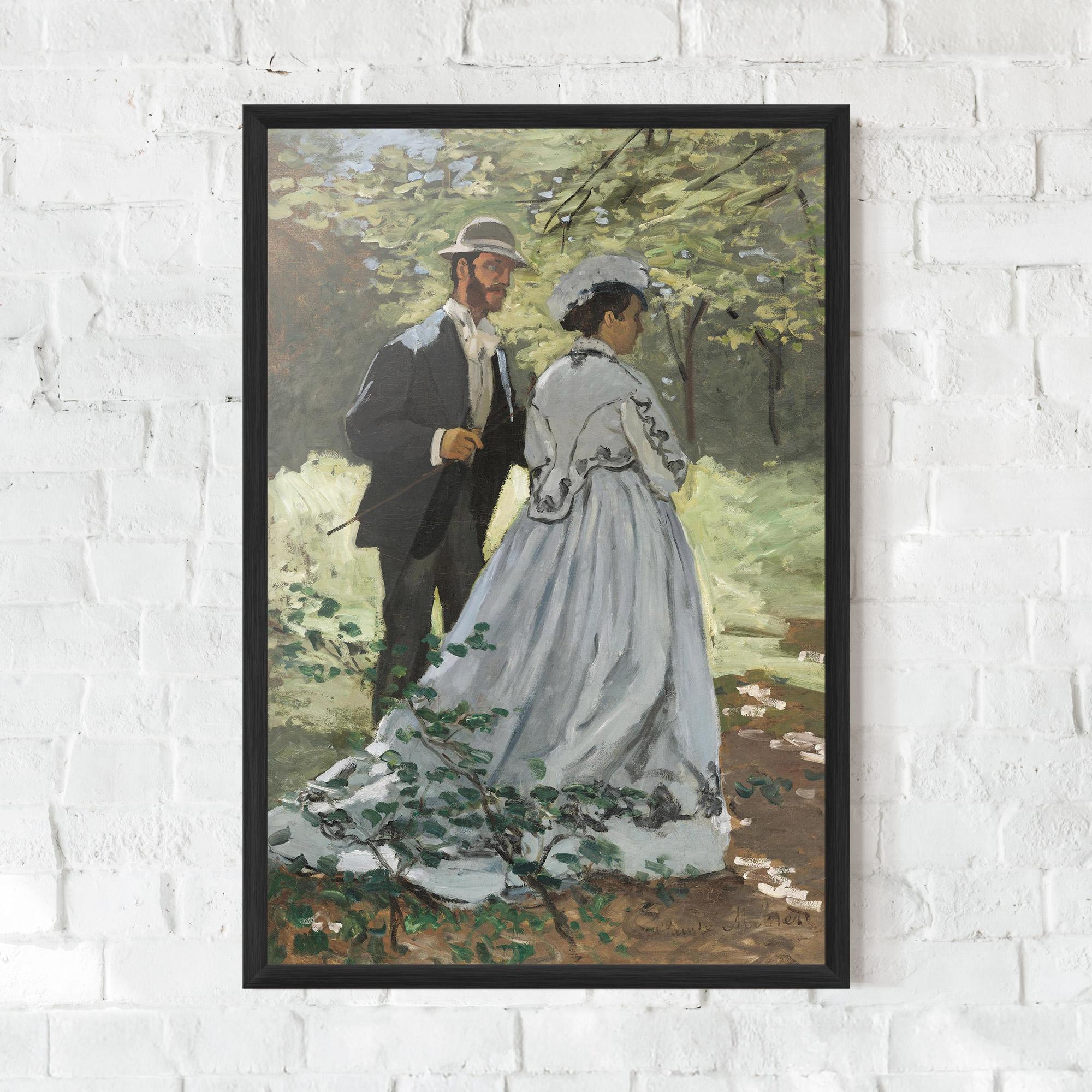 Gerahmte Poster Bazille And Camille mockup 0