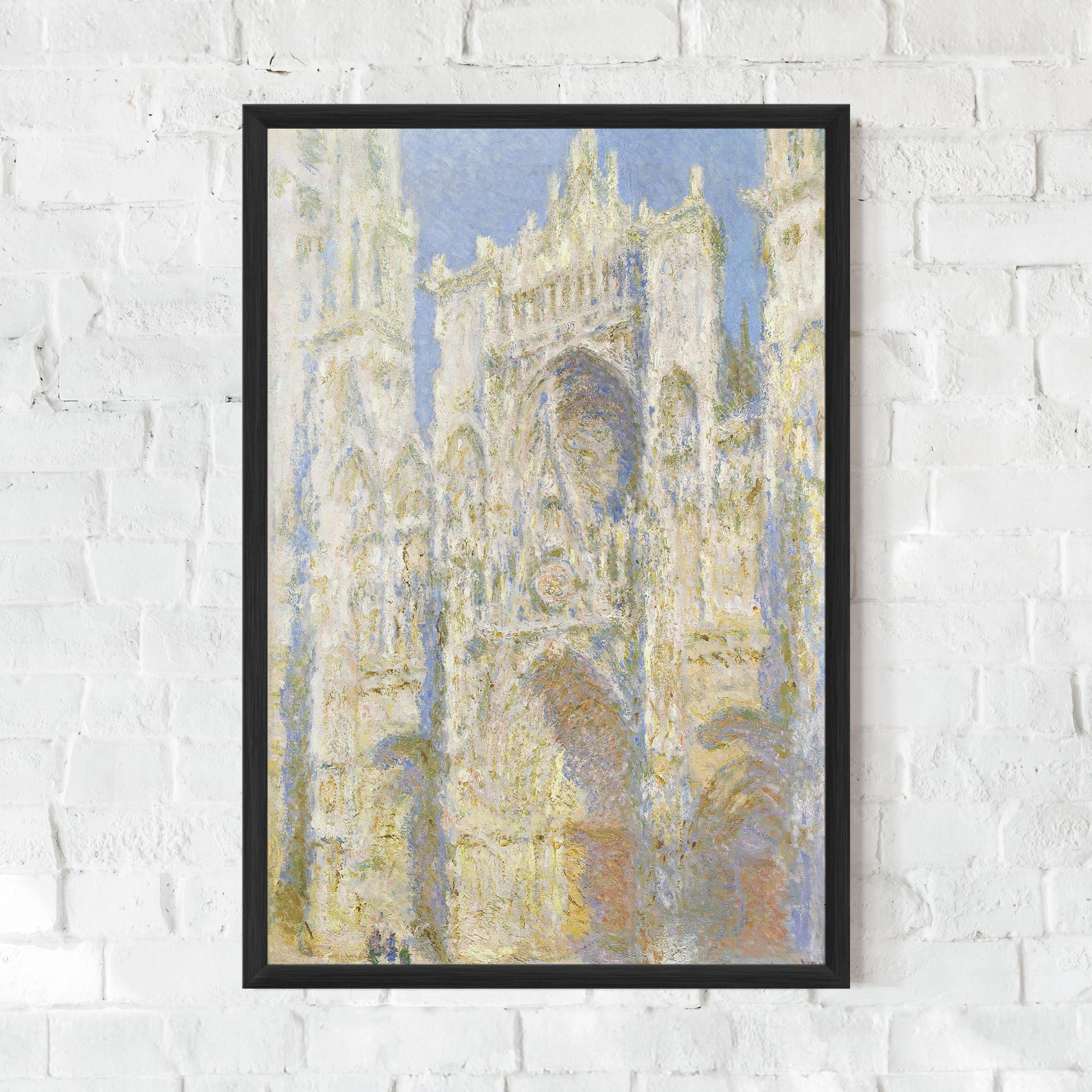 Gerahmte Poster Rouen Cathedral mockup 0