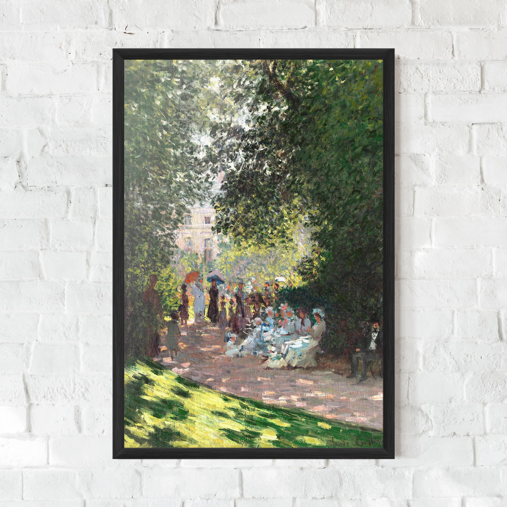 Gerahmte Poster The Parc Monceau mockup 0