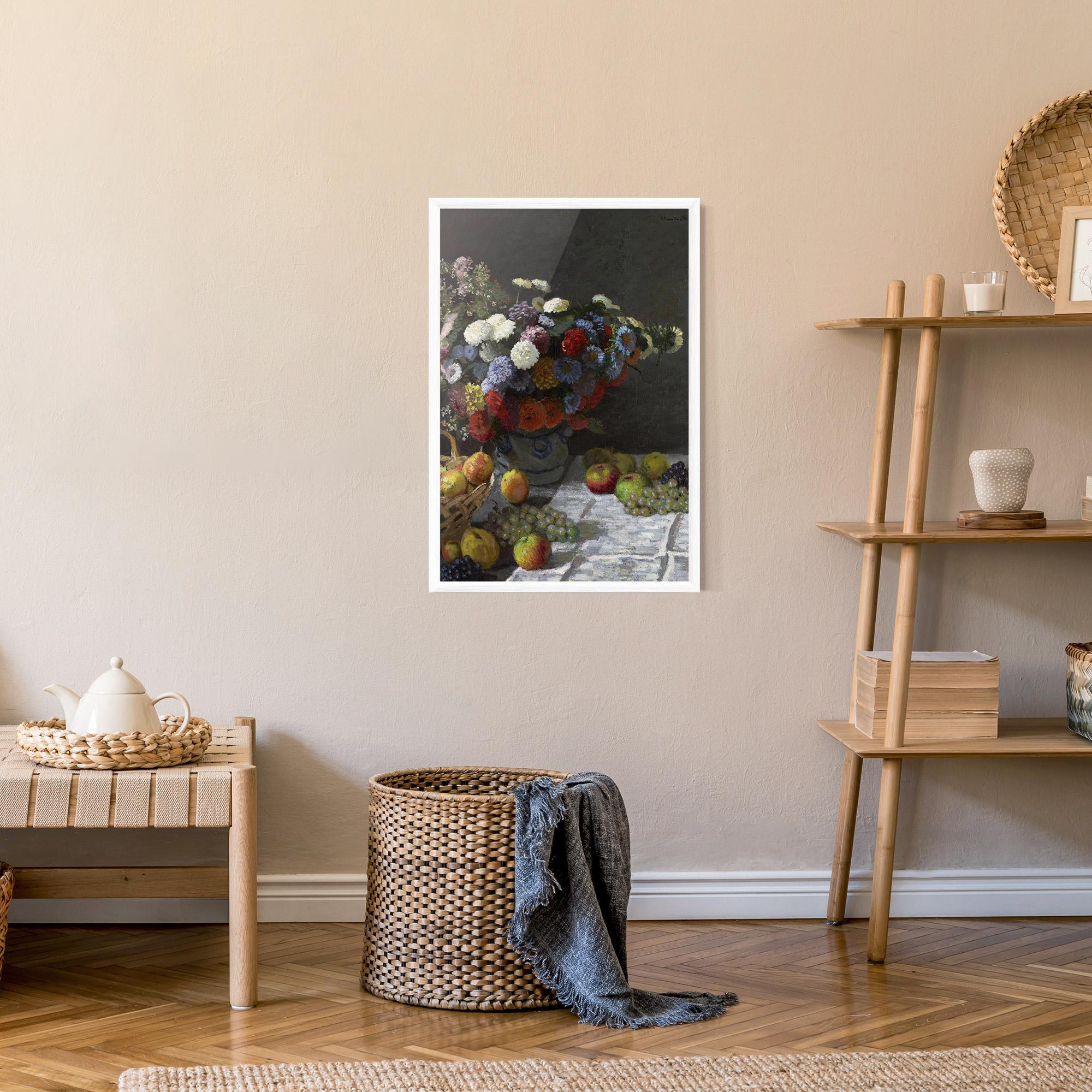 Gerahmte Poster Still Life With Flowers mockup 9