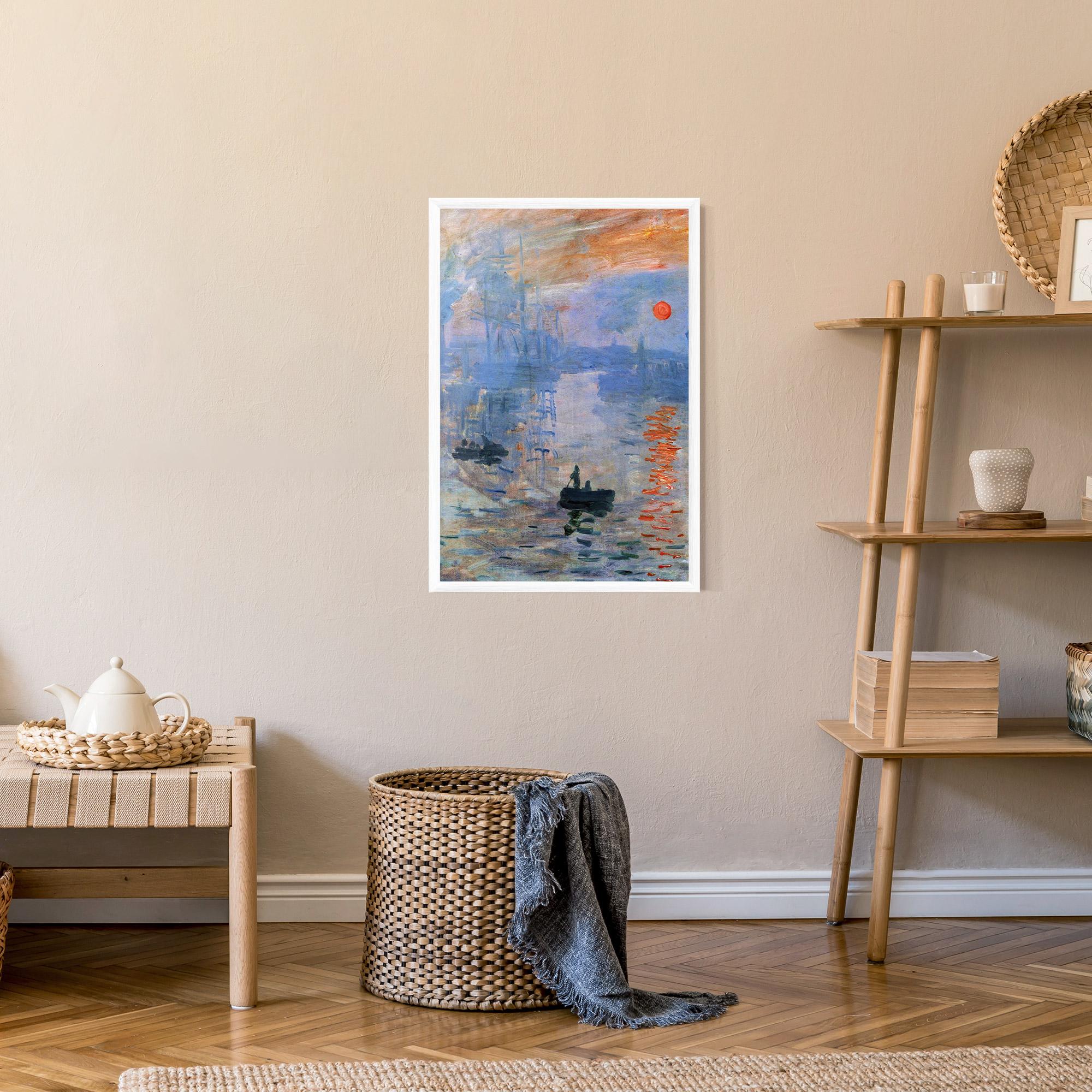 Gerahmte Poster Sunrise Painting mockup 9