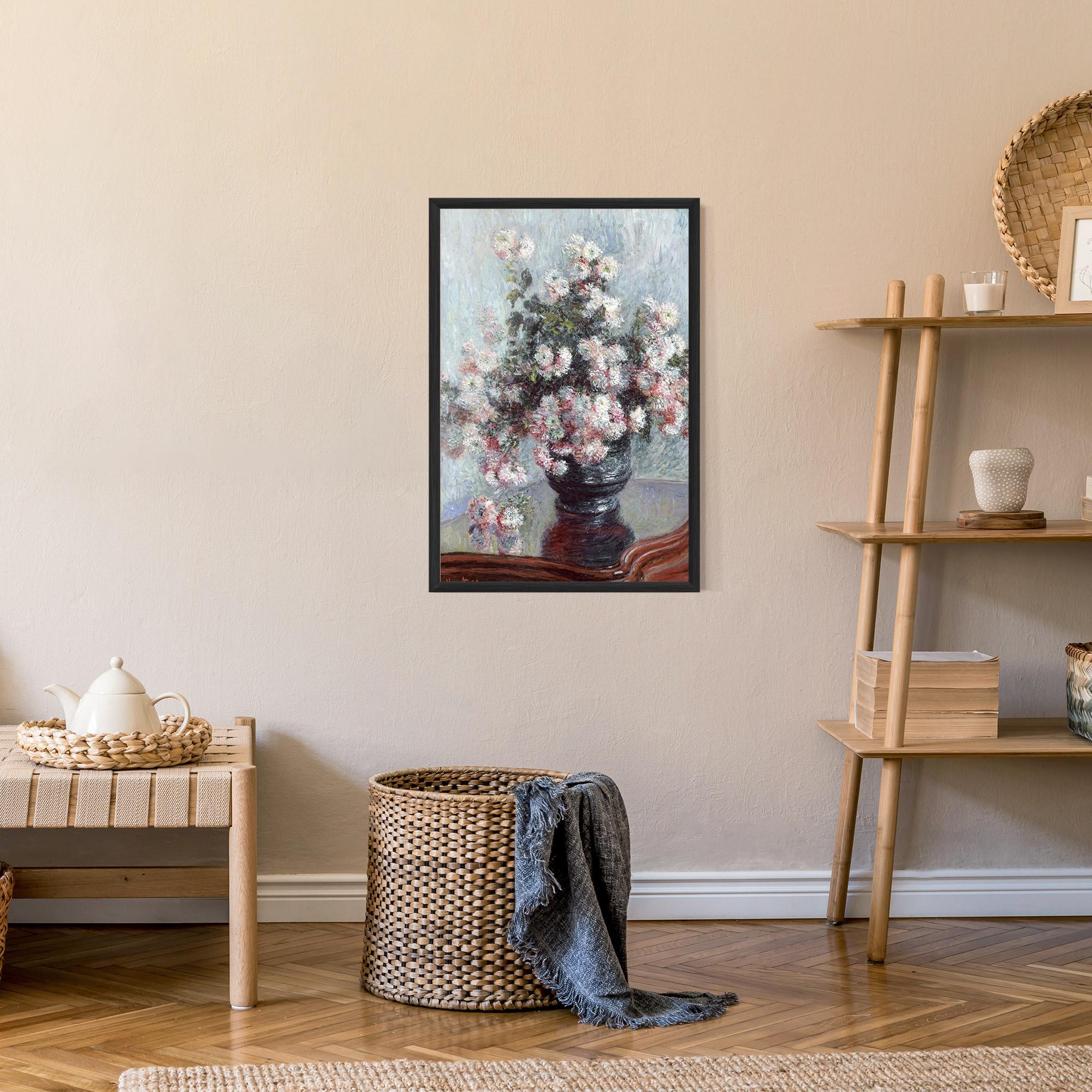 Gerahmte Poster Chrysanthemums mockup 9