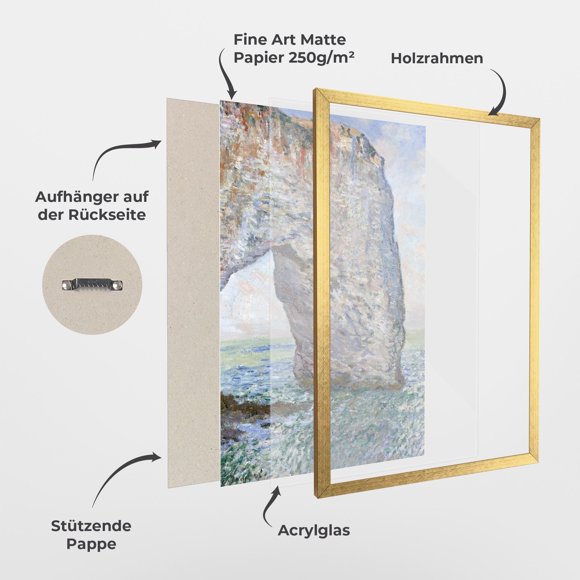 Manneporte Near Etretat mockup 1