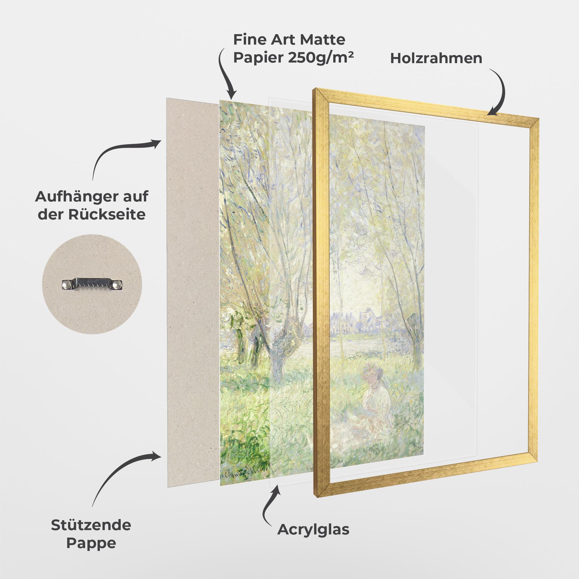 Gerahmte Poster Under The Willows mockup 1