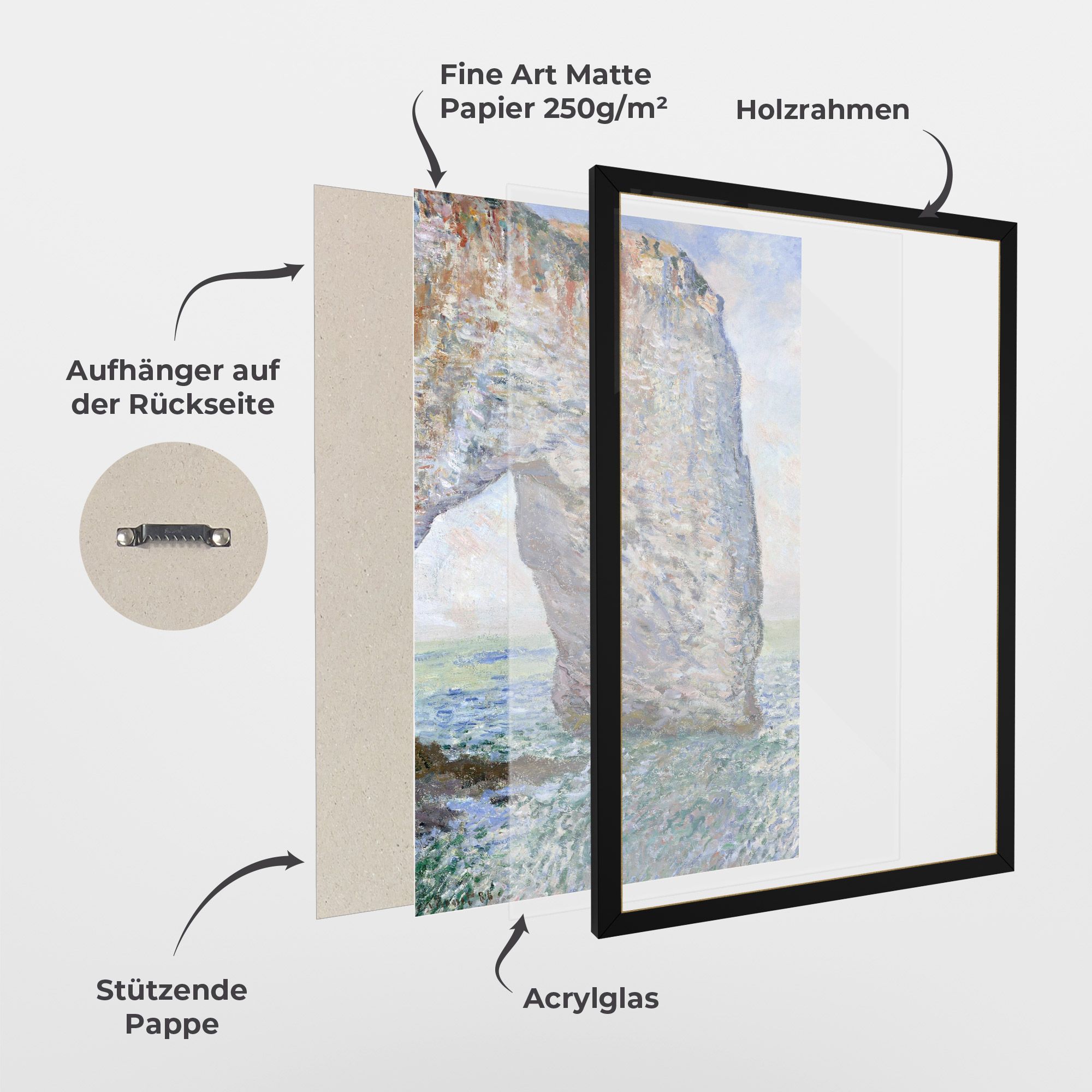 Manneporte Near Etretat mockup 1