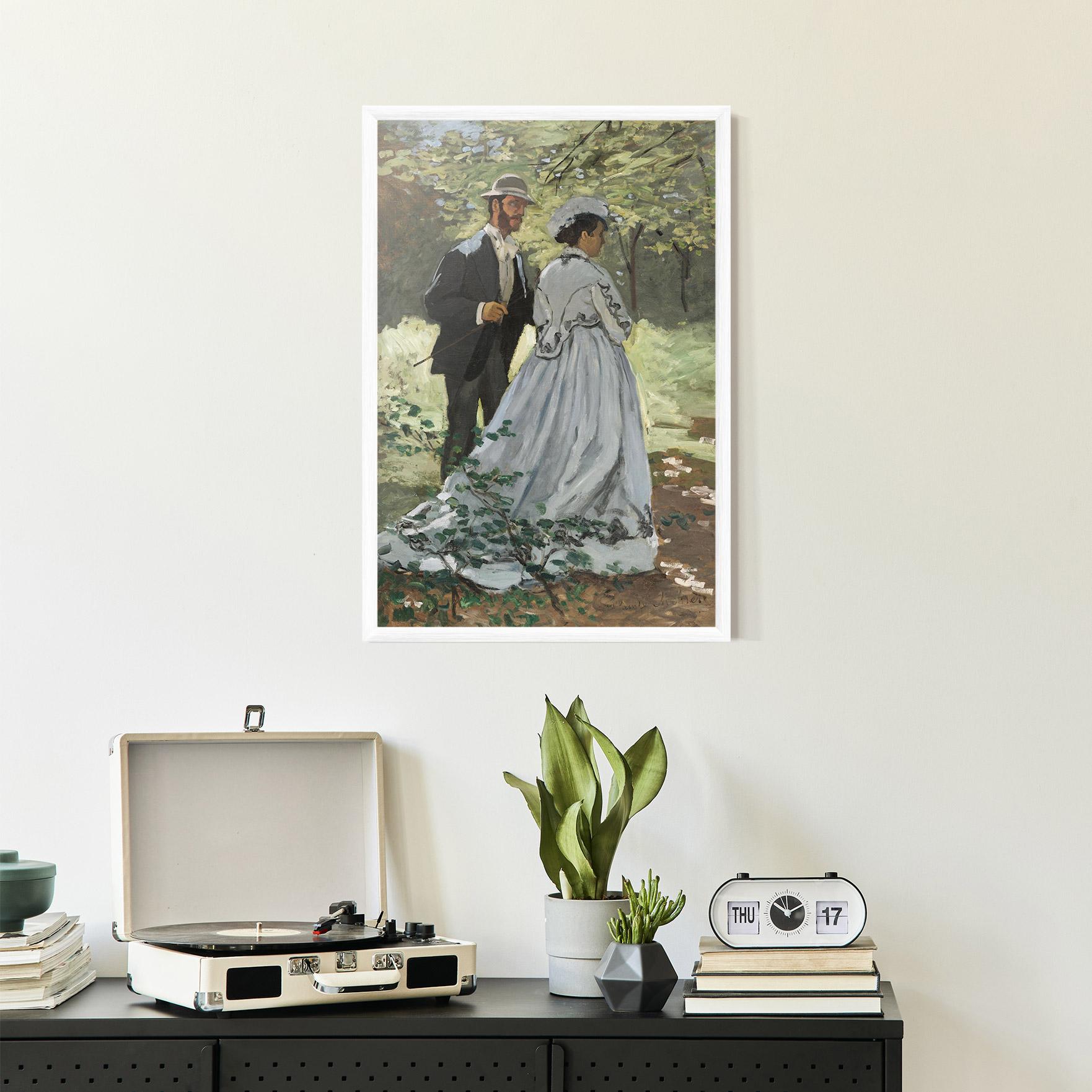 Gerahmte Poster Bazille And Camille mockup 2