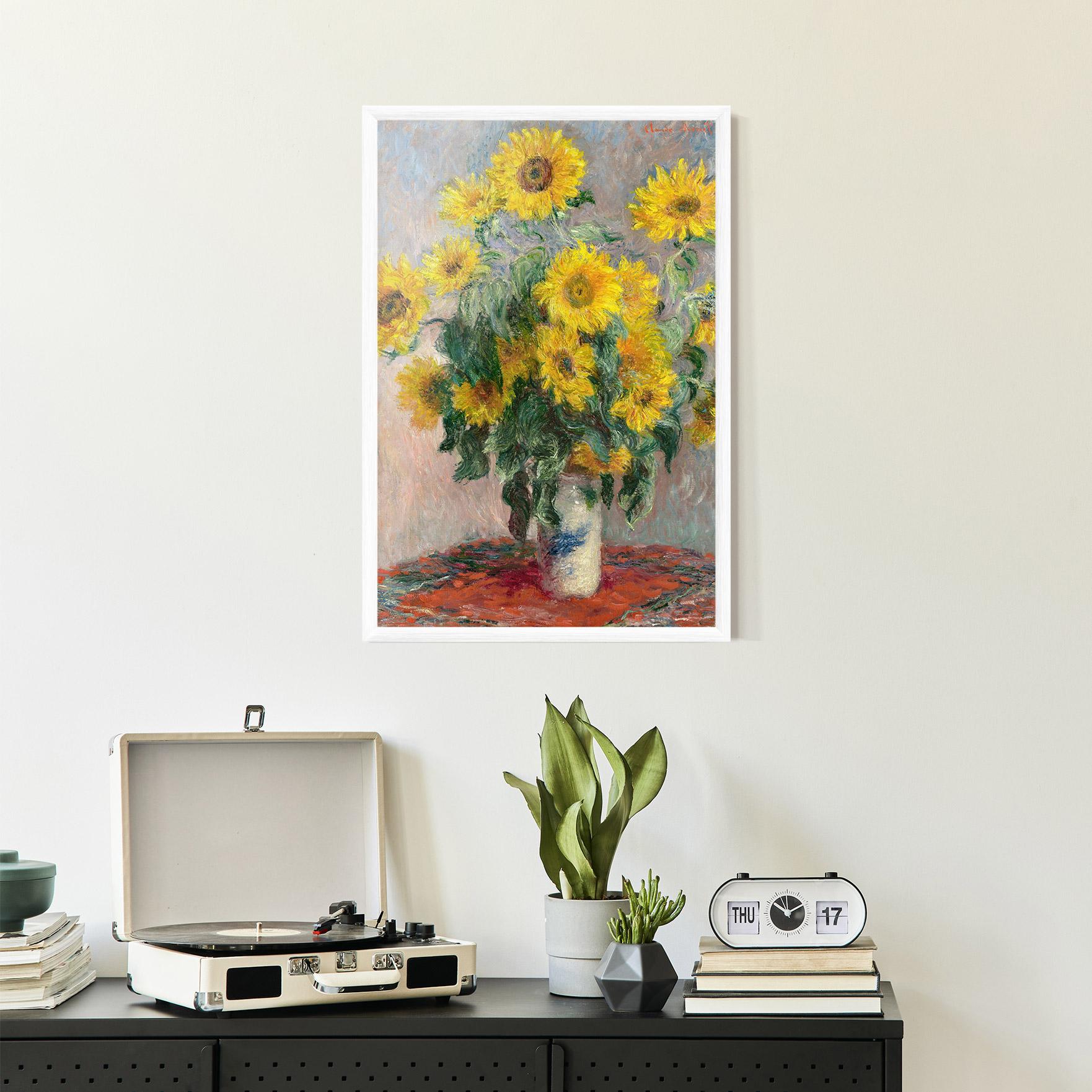 Gerahmte Poster Bouquet Of Sunflowers 1881 mockup 2