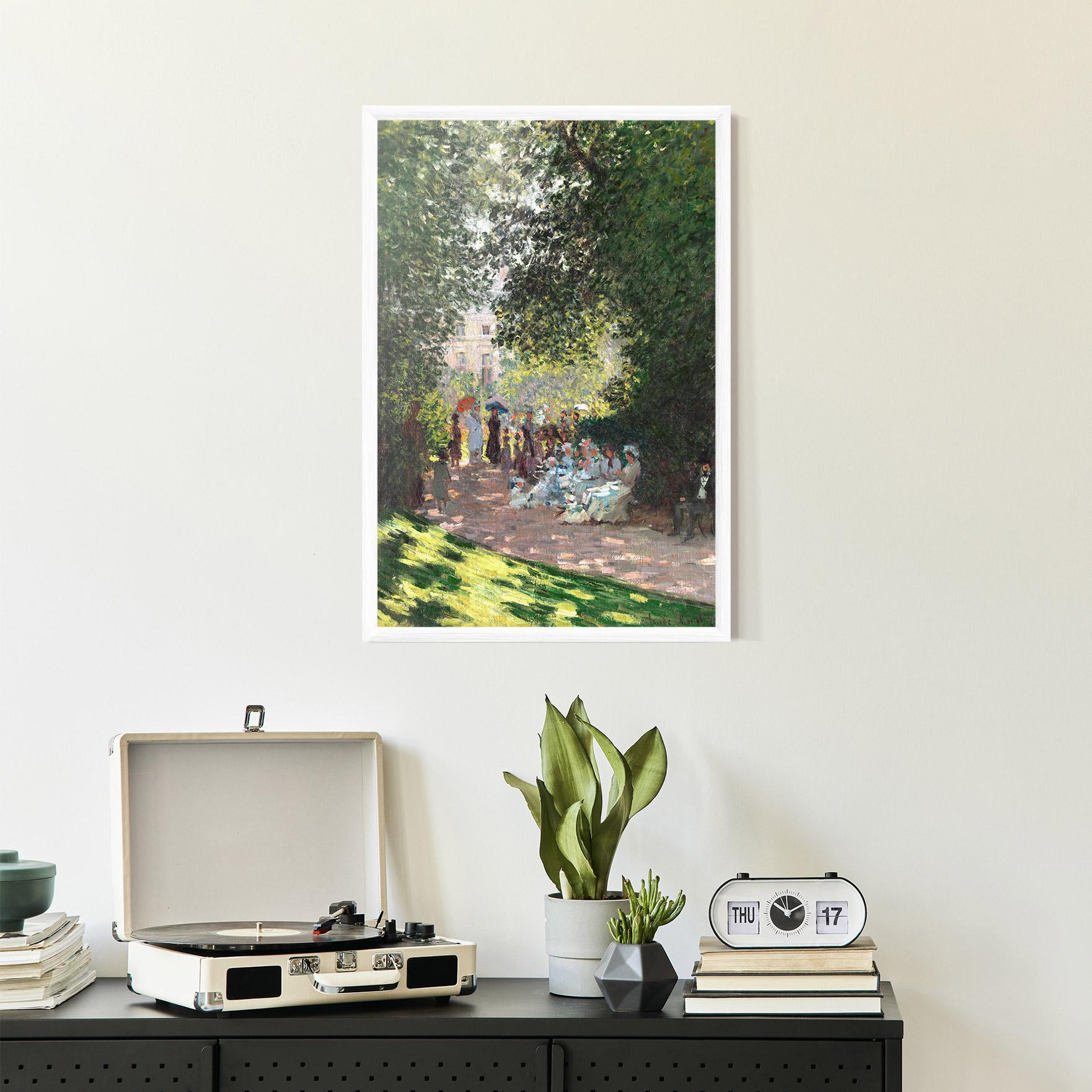 Gerahmte Poster The Parc Monceau mockup 2