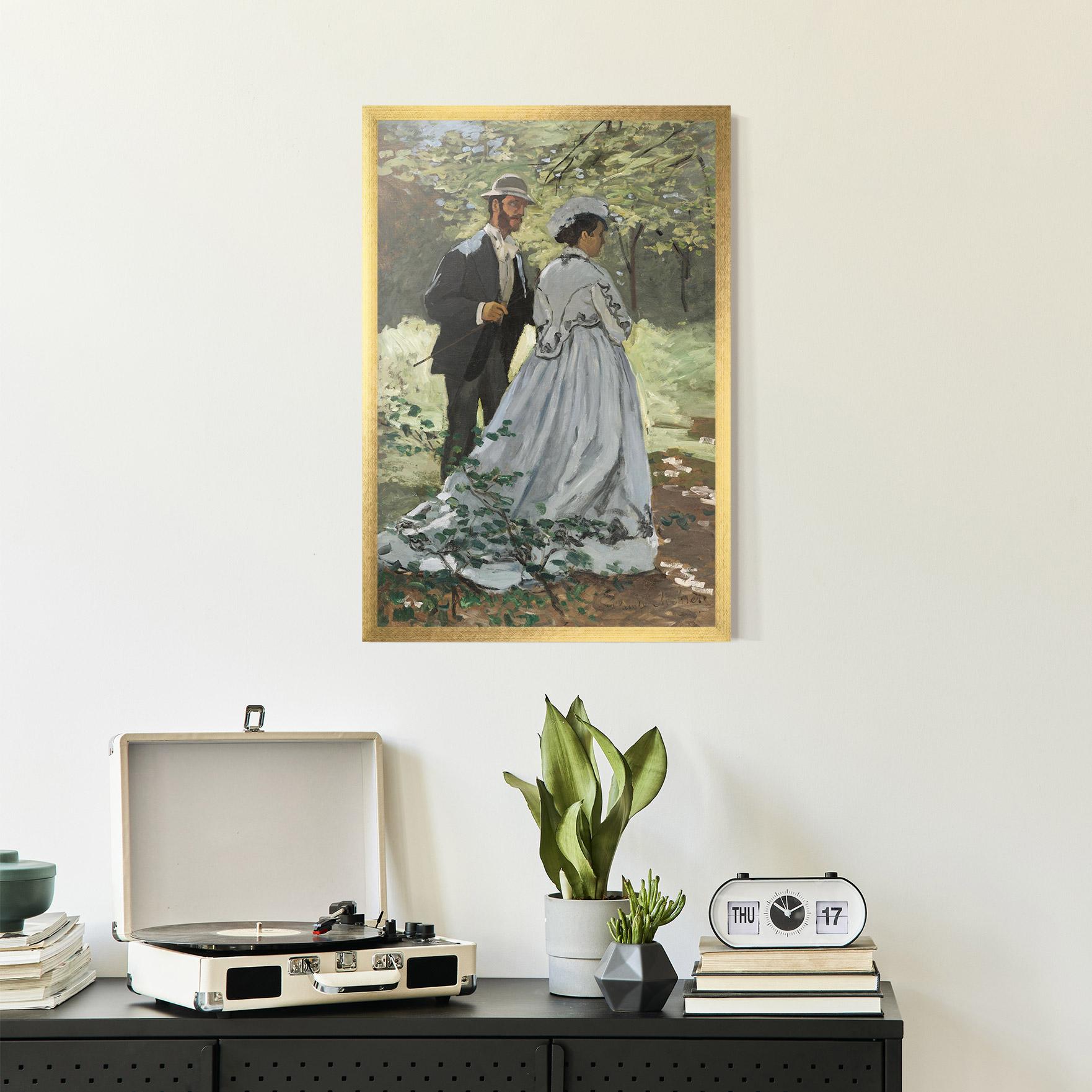 Gerahmte Poster Bazille And Camille mockup 2