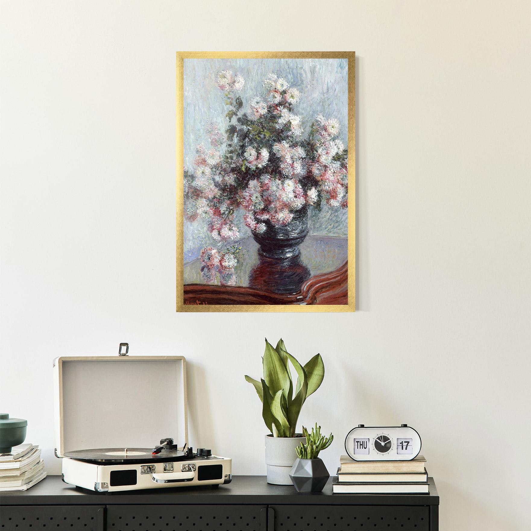 Gerahmte Poster Chrysanthemums mockup 2