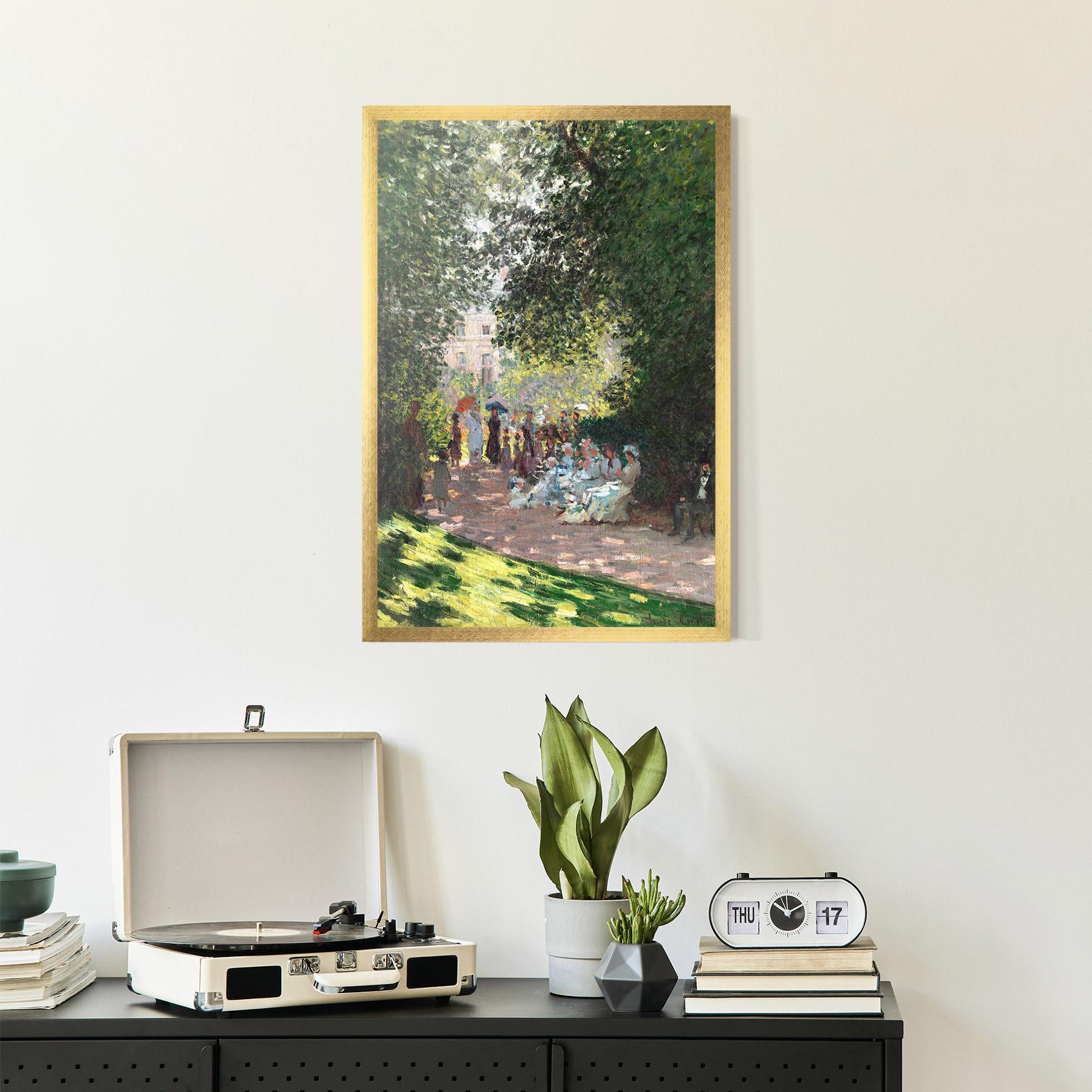 Gerahmte Poster The Parc Monceau mockup 2