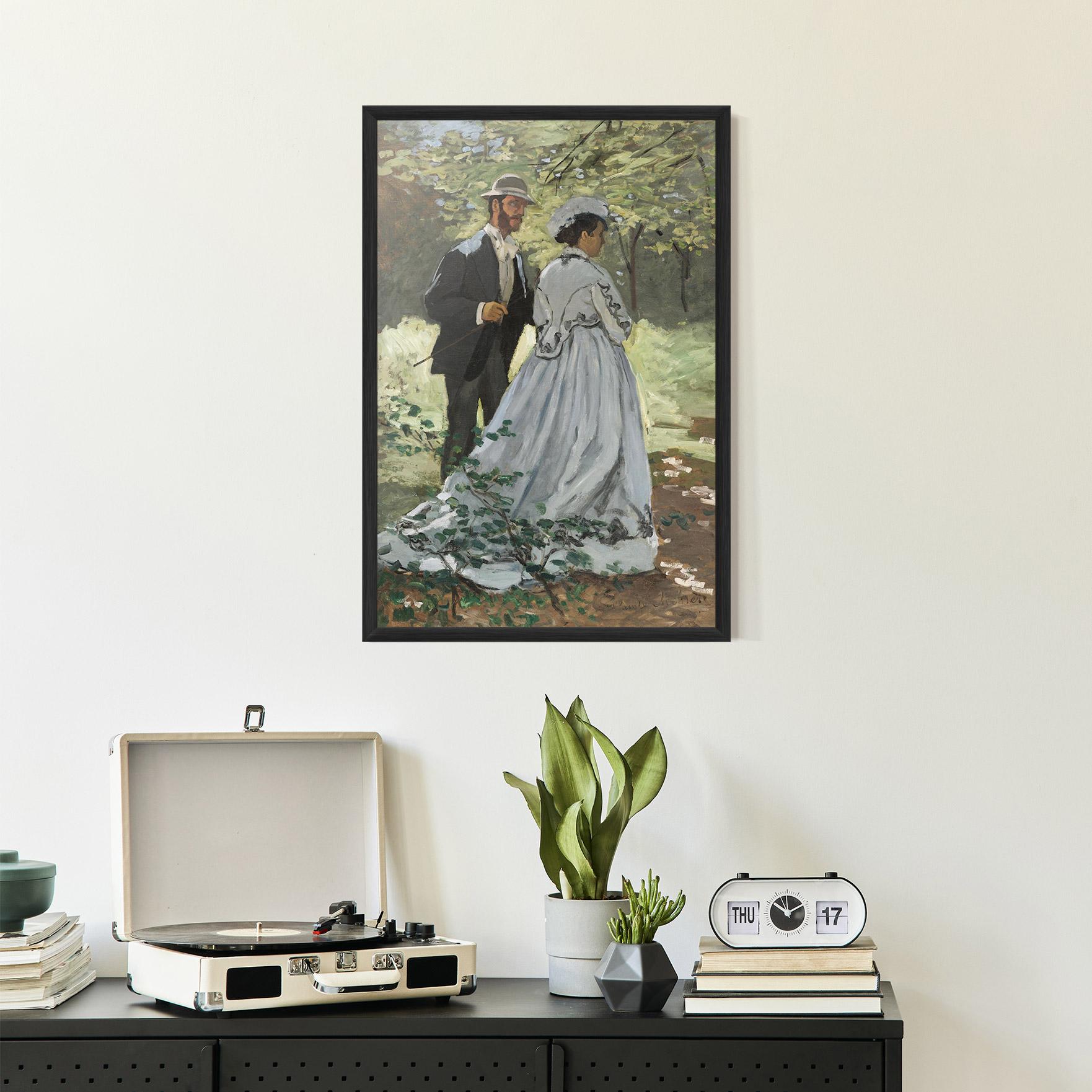 Gerahmte Poster Bazille And Camille mockup 2