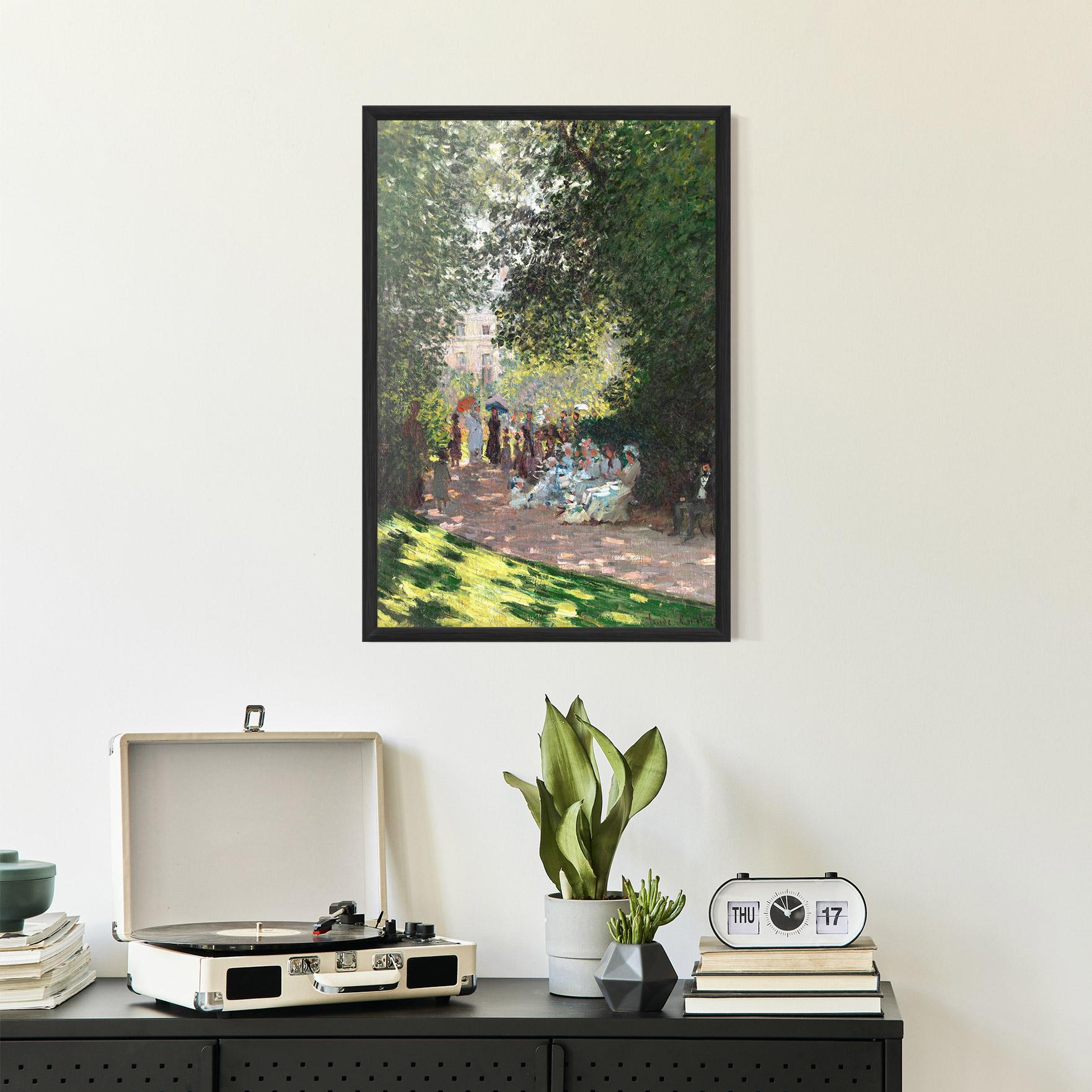 Gerahmte Poster The Parc Monceau mockup 2