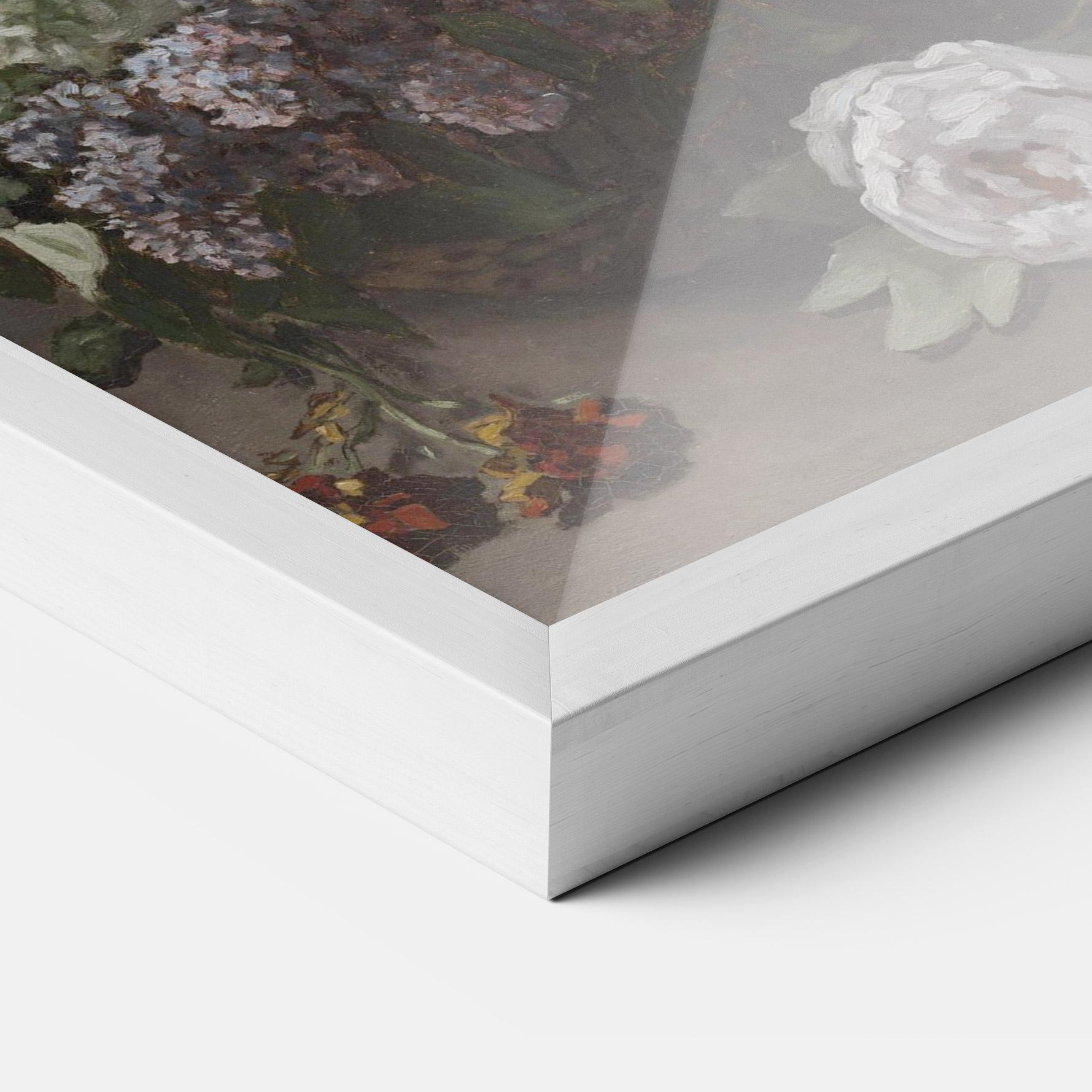 Gerahmte Poster Spring Flowers Monet mockup 3