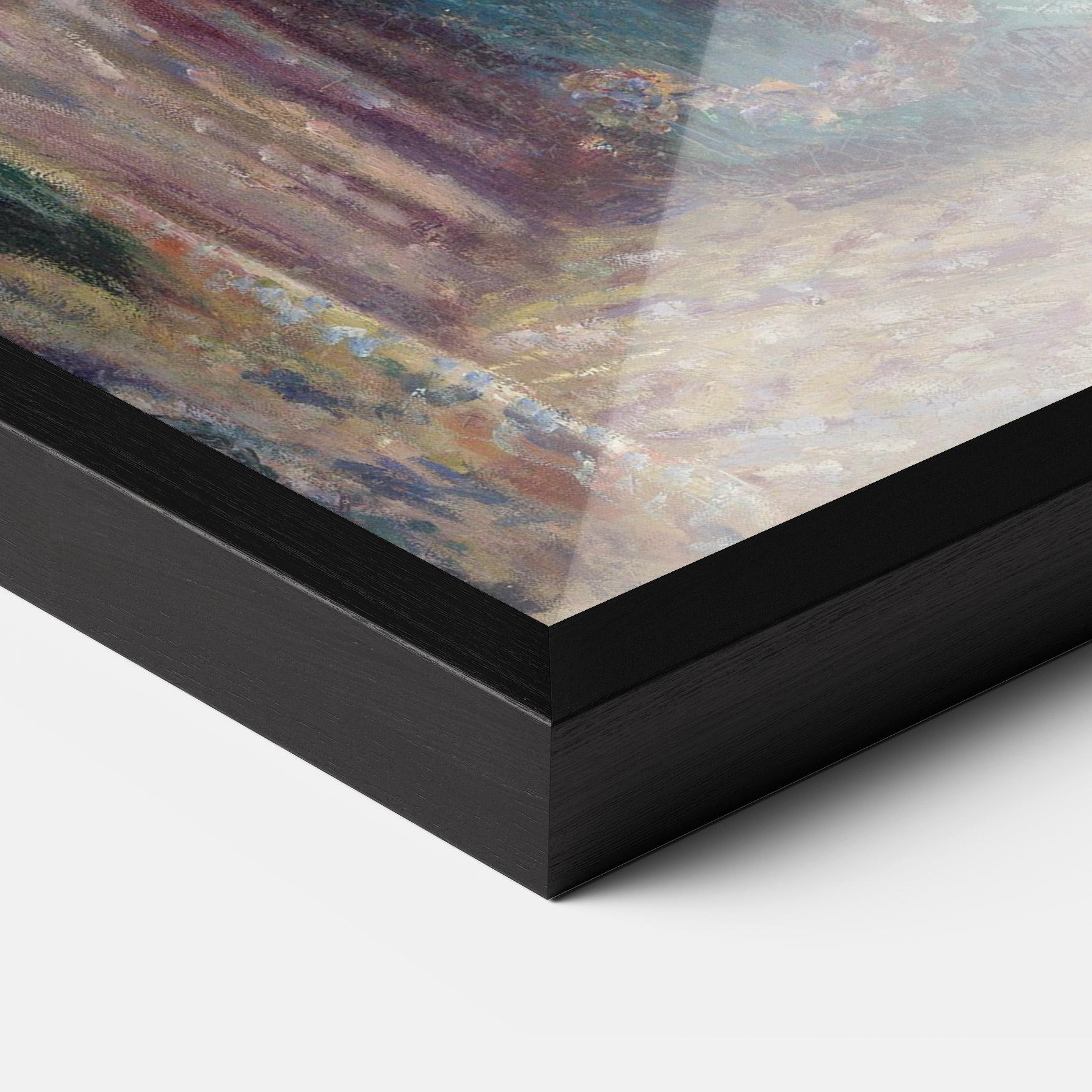 Gerahmte Poster Monet Embroidering mockup 3