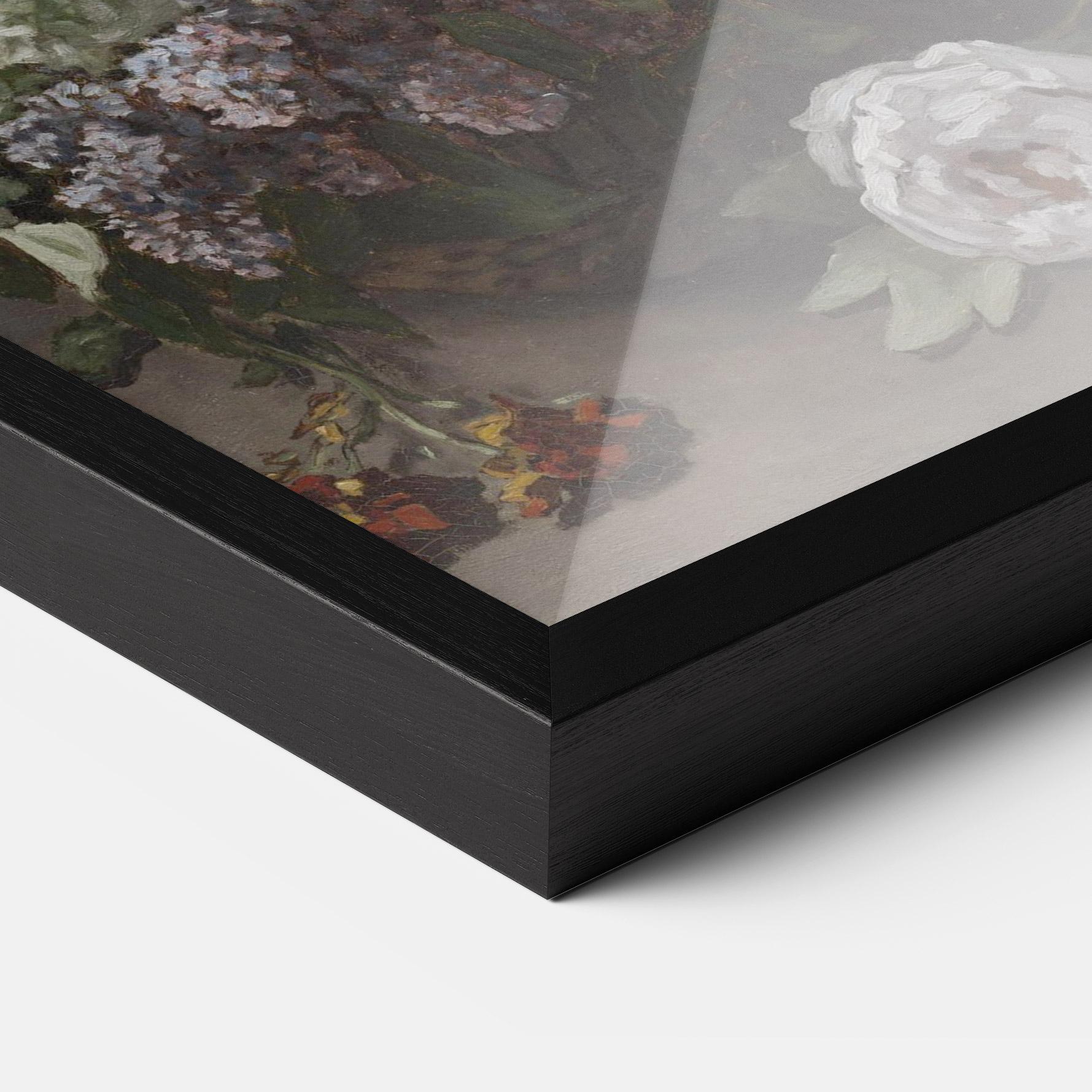 Gerahmte Poster Spring Flowers Monet mockup 3