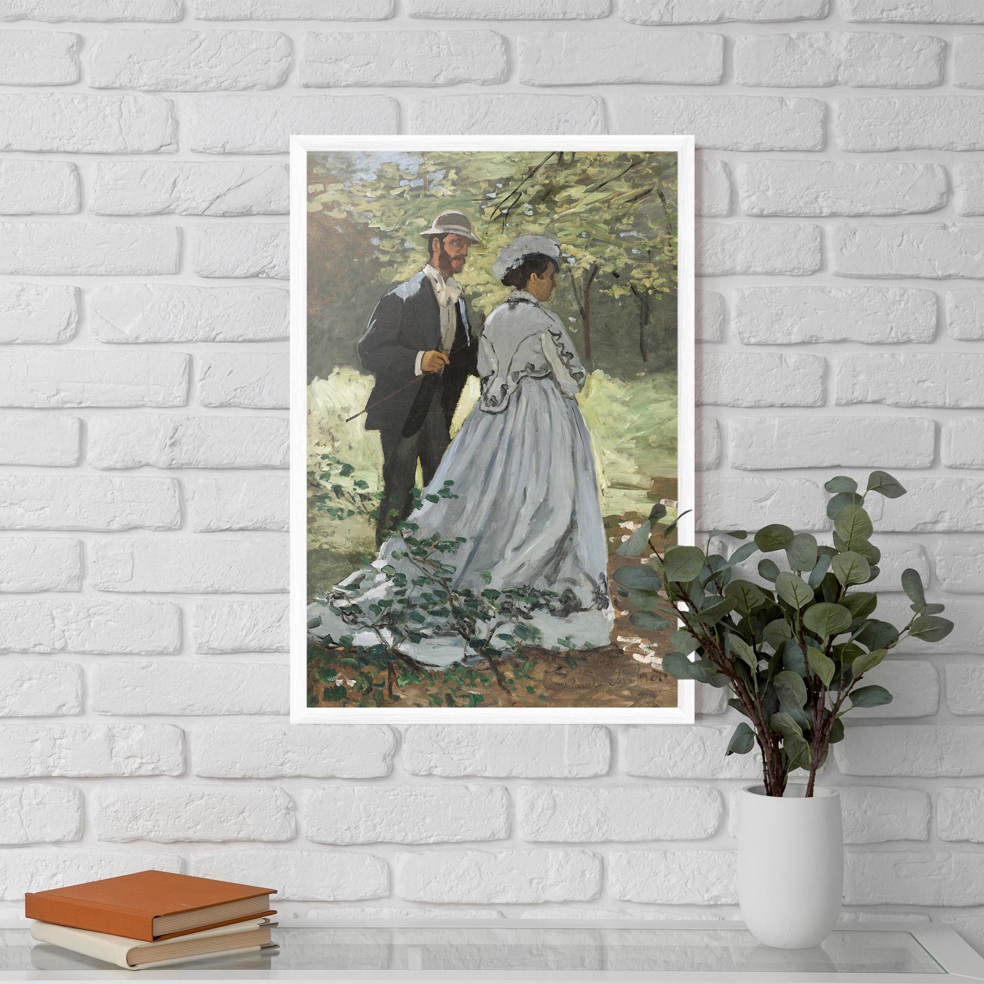 Gerahmte Poster Bazille And Camille mockup 5