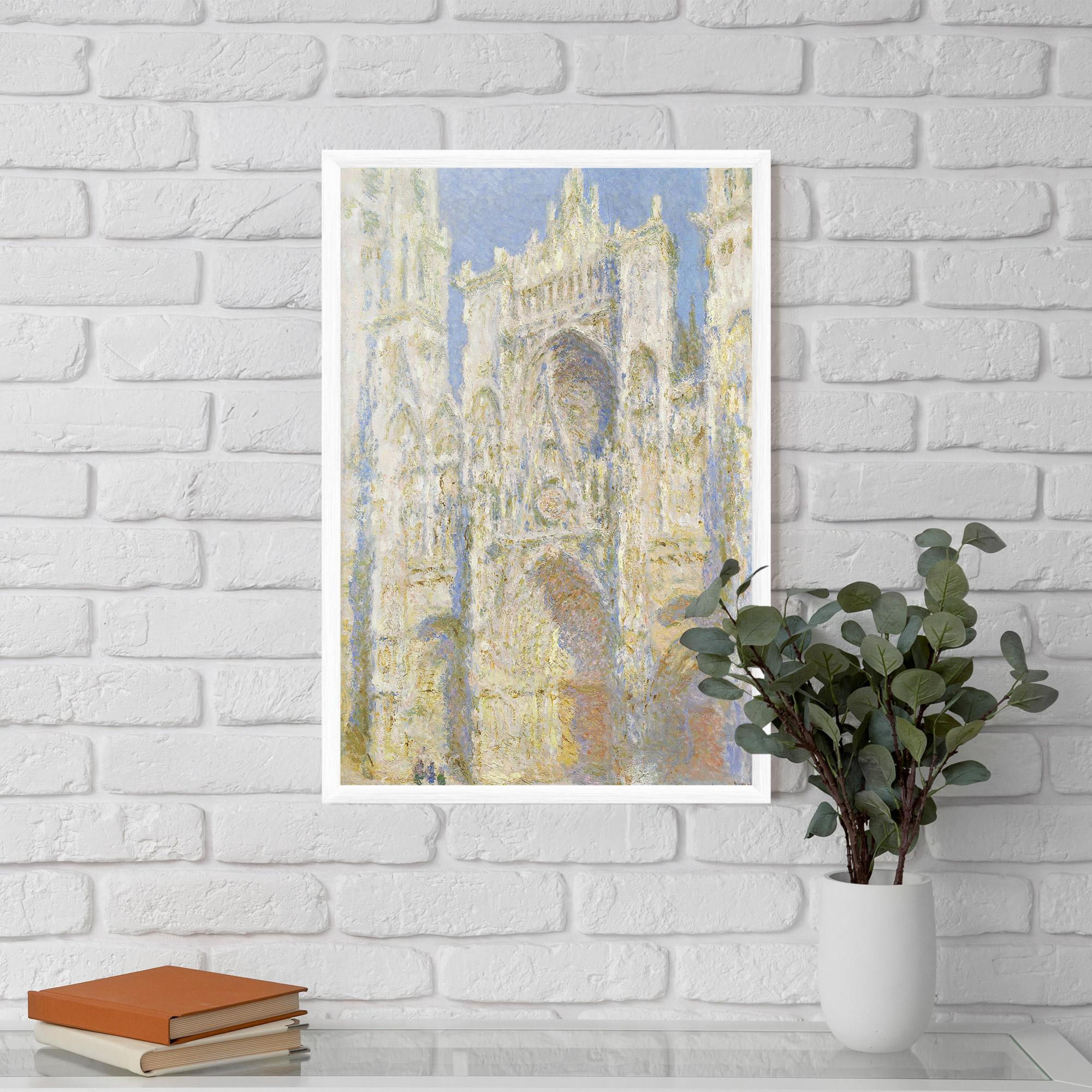 Gerahmte Poster Rouen Cathedral mockup 5