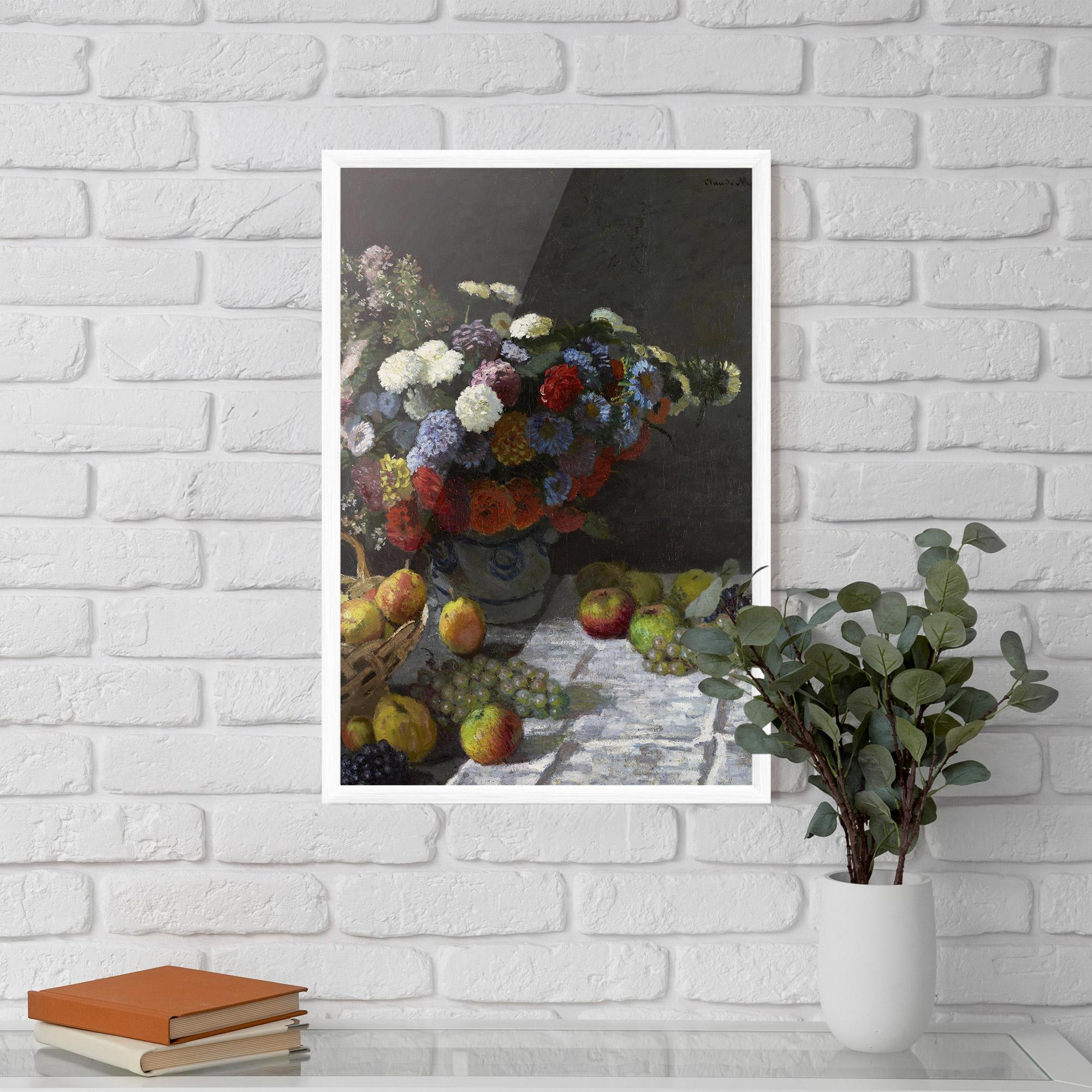Gerahmte Poster Still Life With Flowers mockup 5