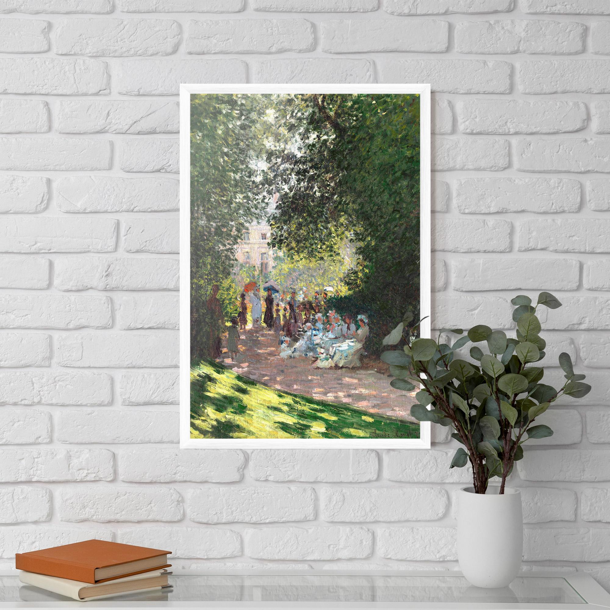 Gerahmte Poster The Parc Monceau mockup 5