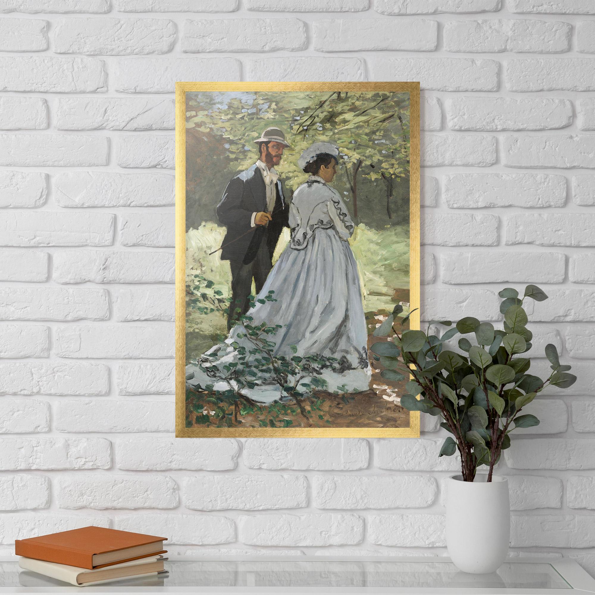 Gerahmte Poster Bazille And Camille mockup 5