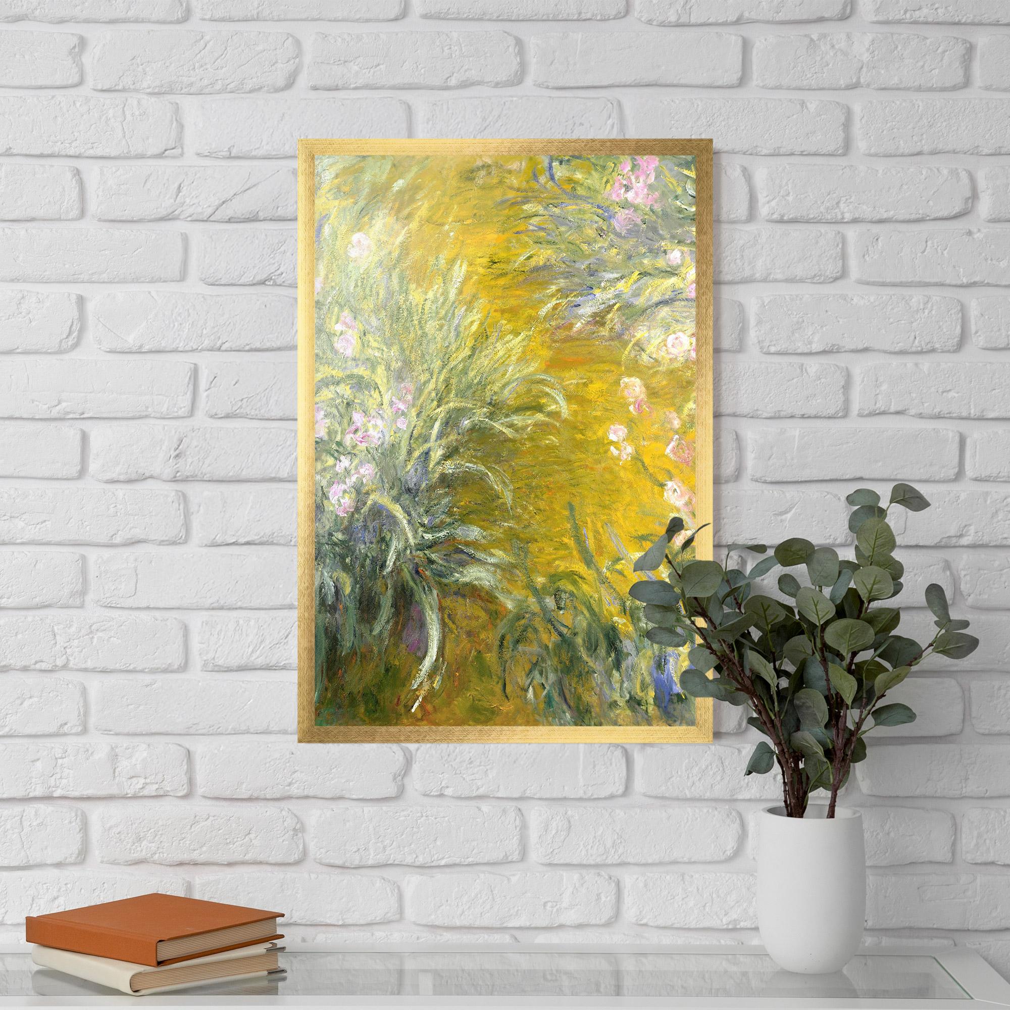 Gerahmte Poster Path Through The Irises mockup 5