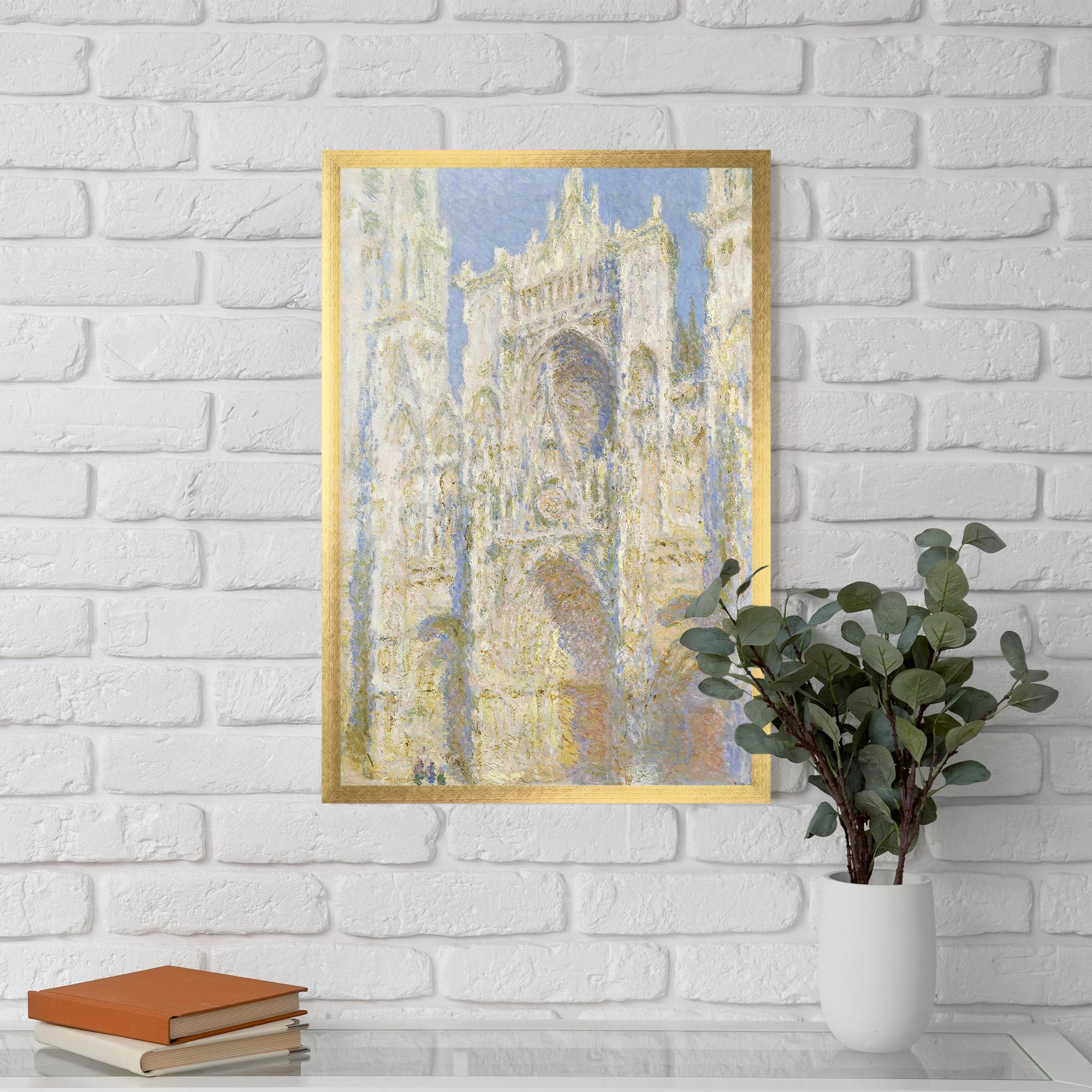 Gerahmte Poster Rouen Cathedral mockup 5