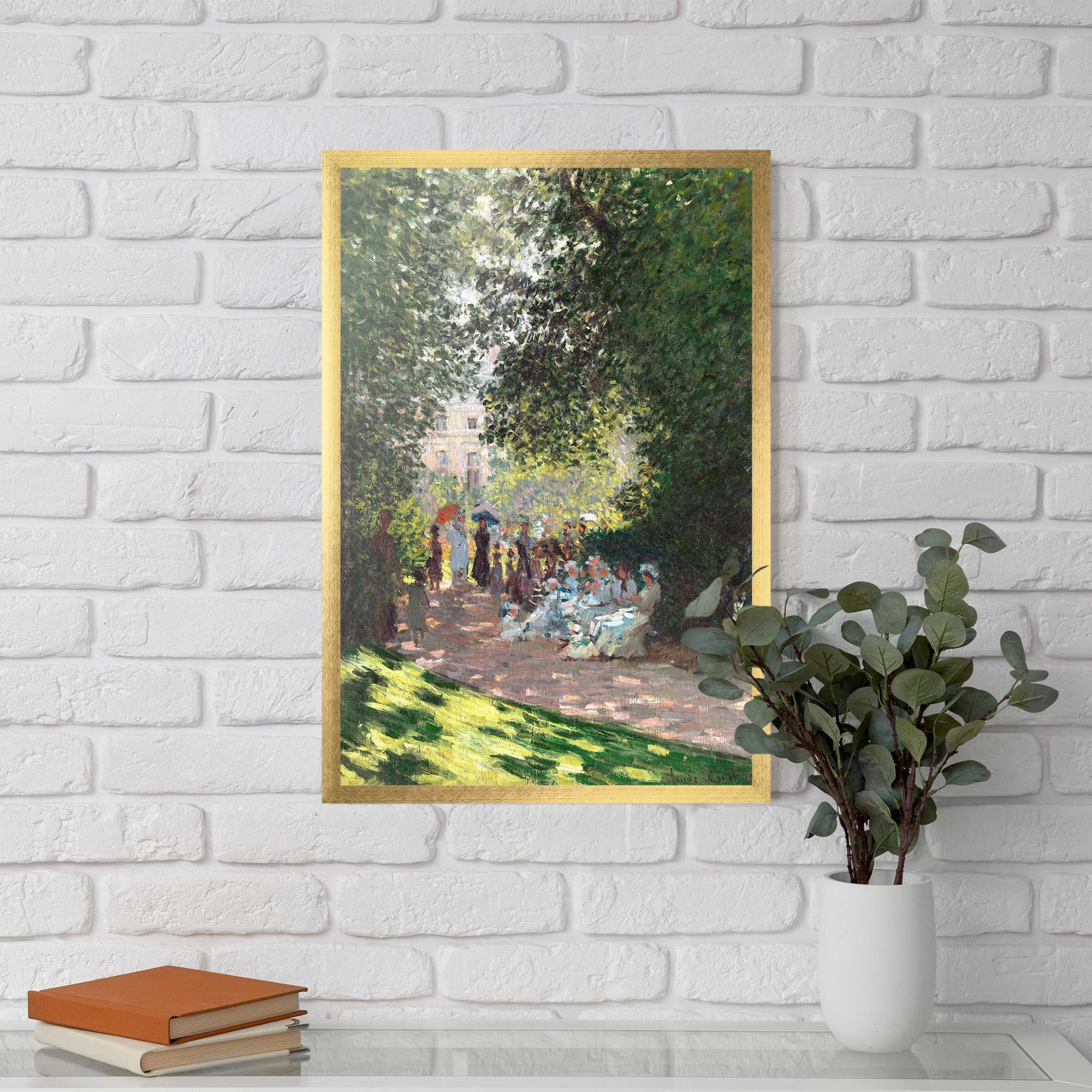 Gerahmte Poster The Parc Monceau mockup 5