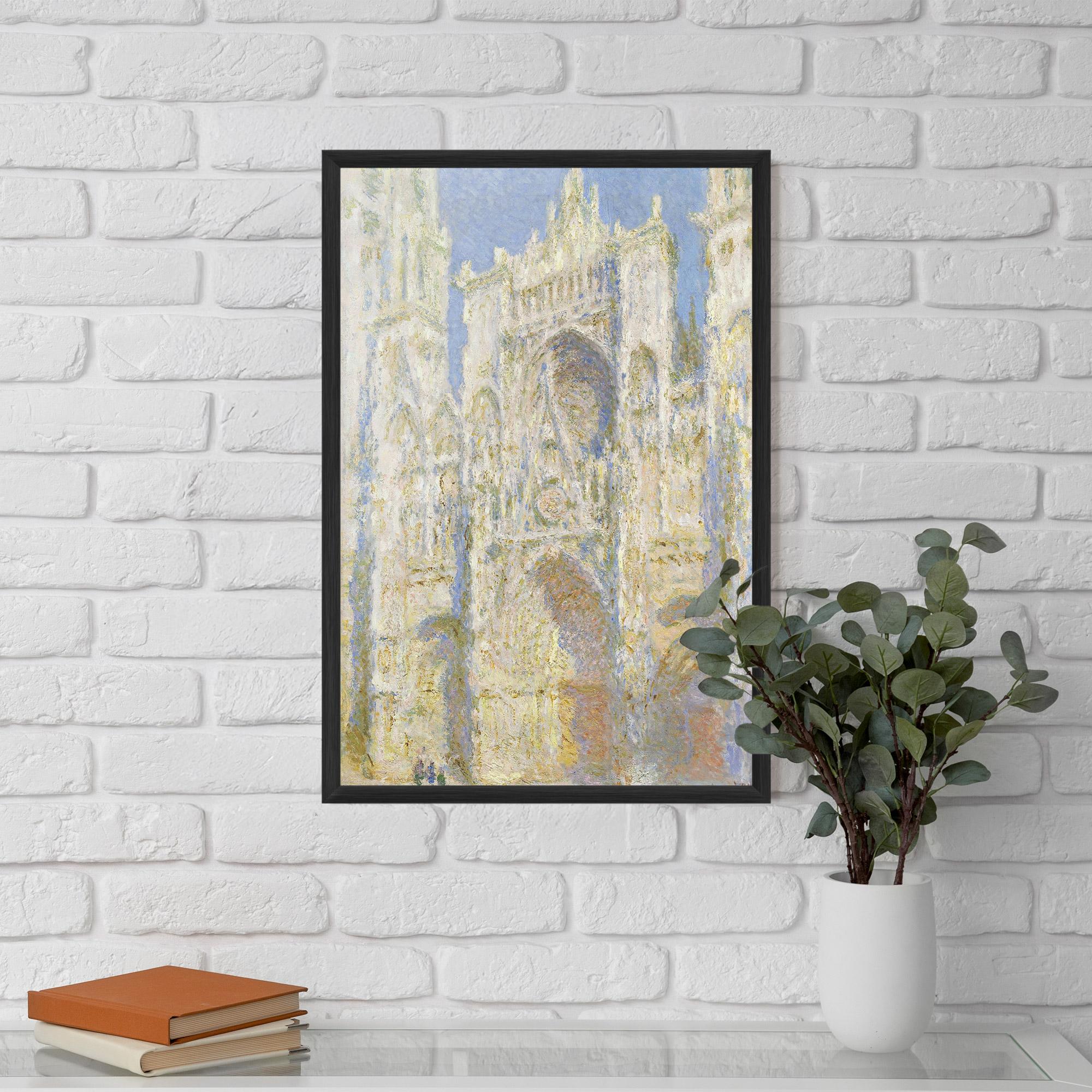 Gerahmte Poster Rouen Cathedral mockup 5