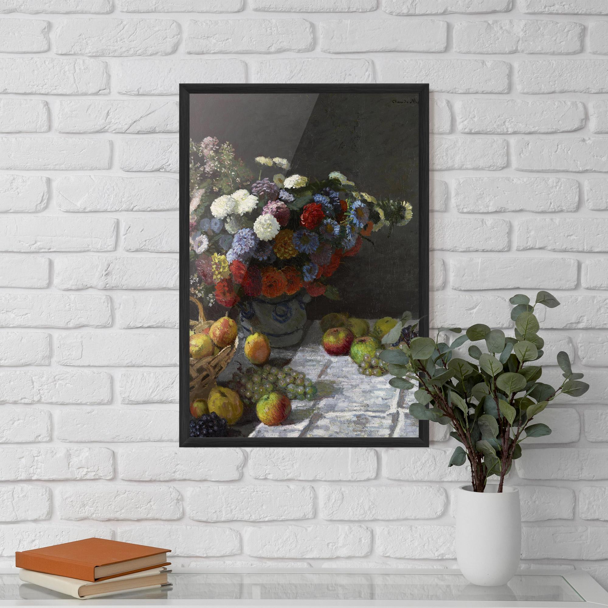 Gerahmte Poster Still Life With Flowers mockup 5