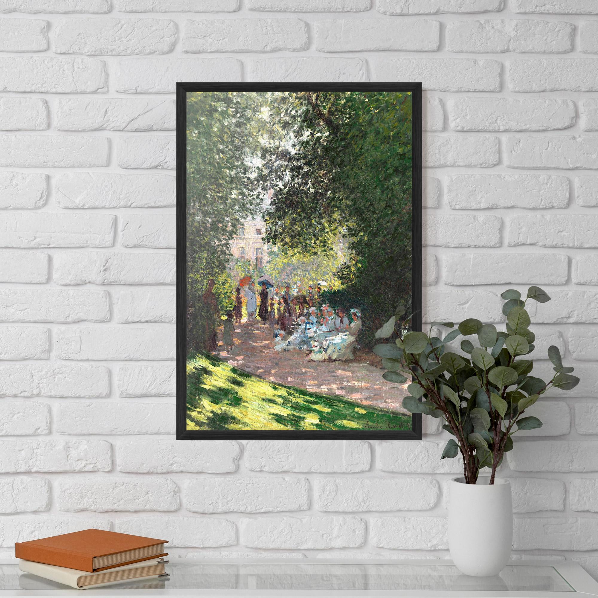 Gerahmte Poster The Parc Monceau mockup 5