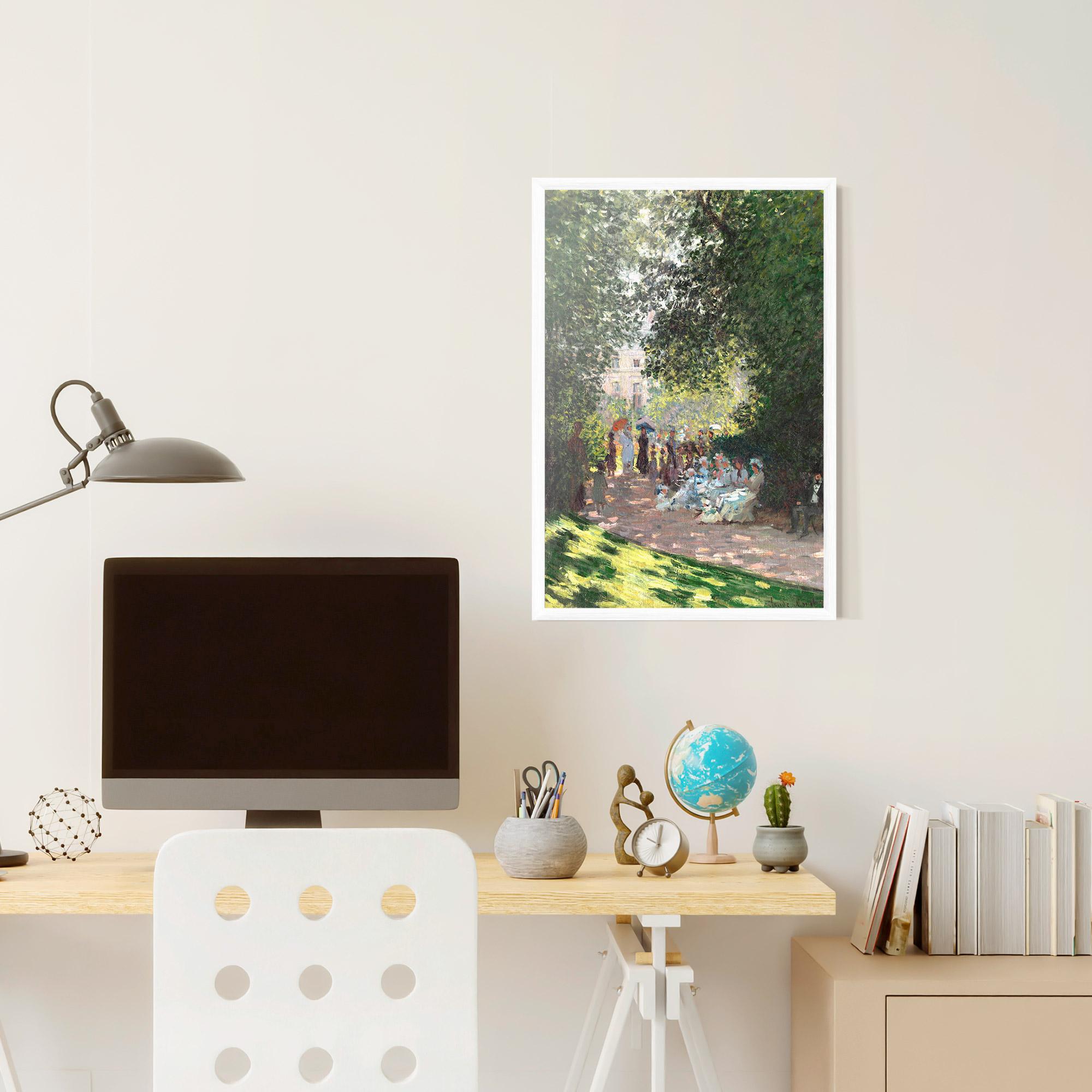 Gerahmte Poster The Parc Monceau mockup 6