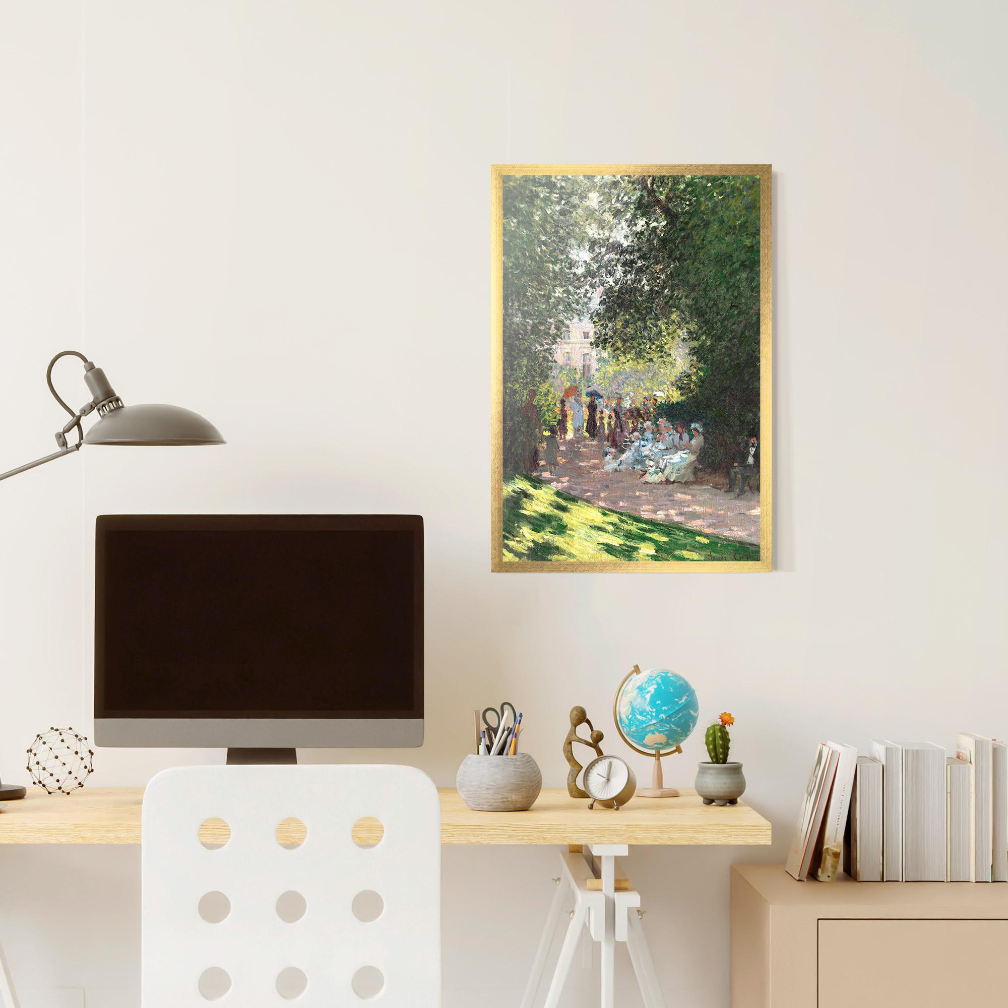 Gerahmte Poster The Parc Monceau mockup 6