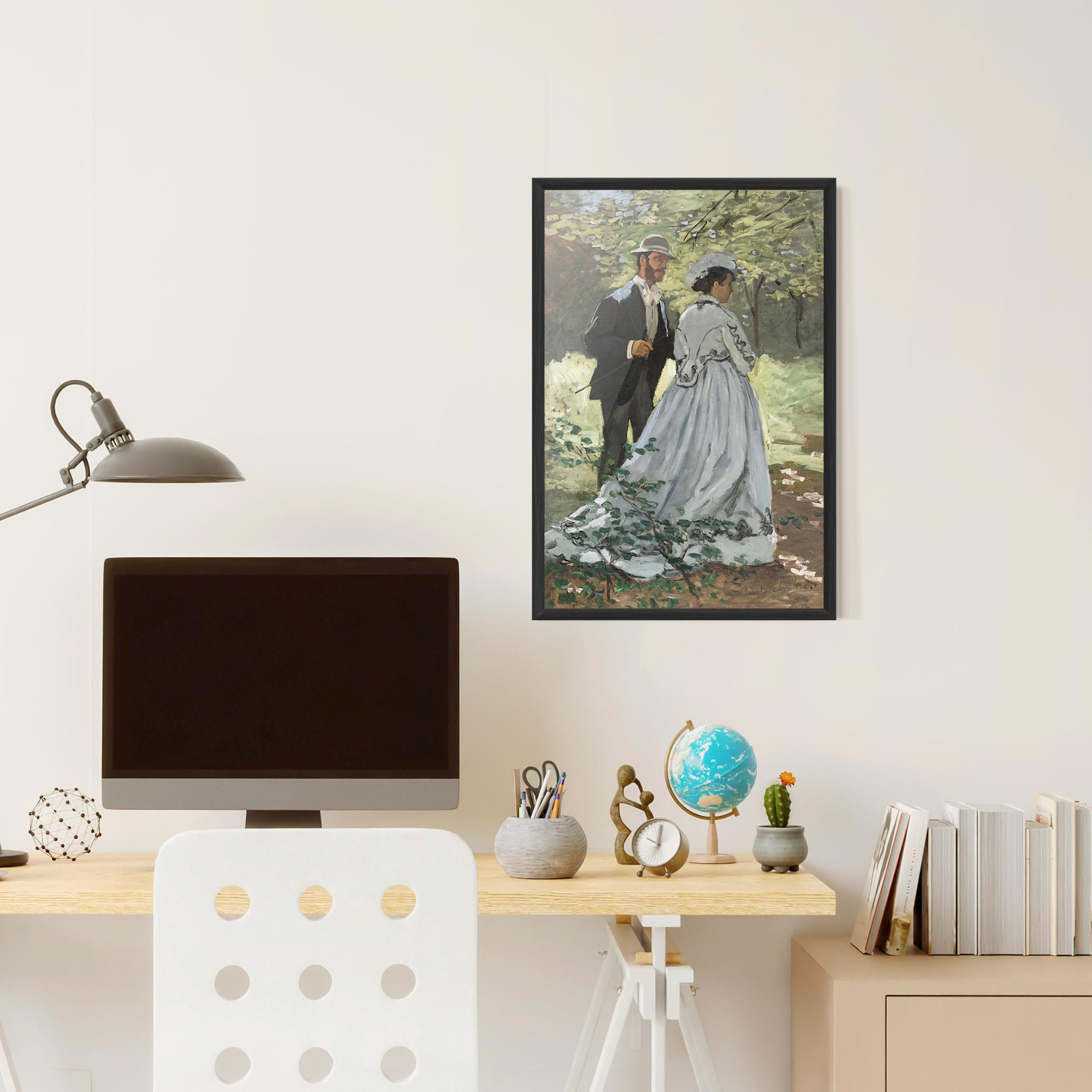 Gerahmte Poster Bazille And Camille mockup 6