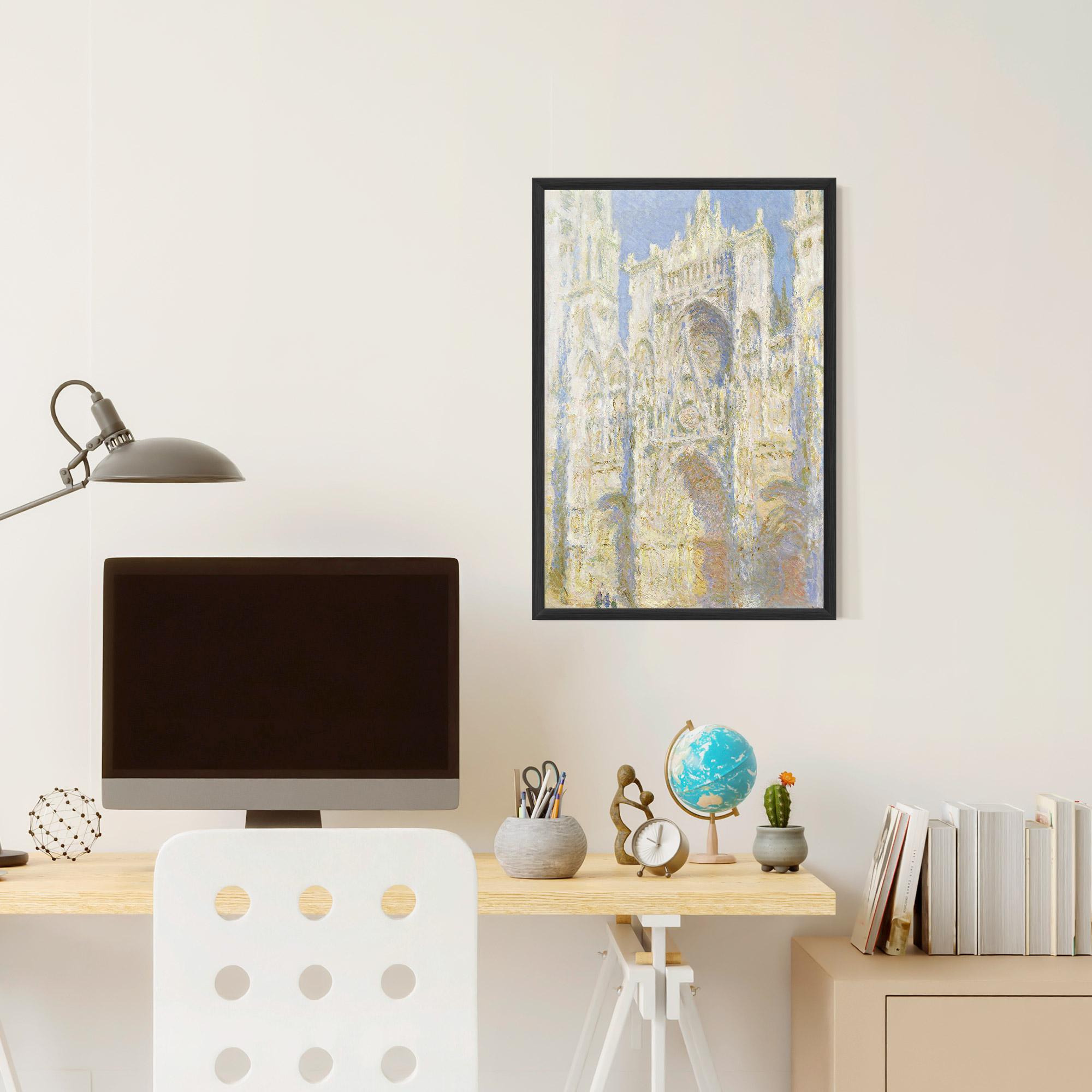 Gerahmte Poster Rouen Cathedral mockup 6