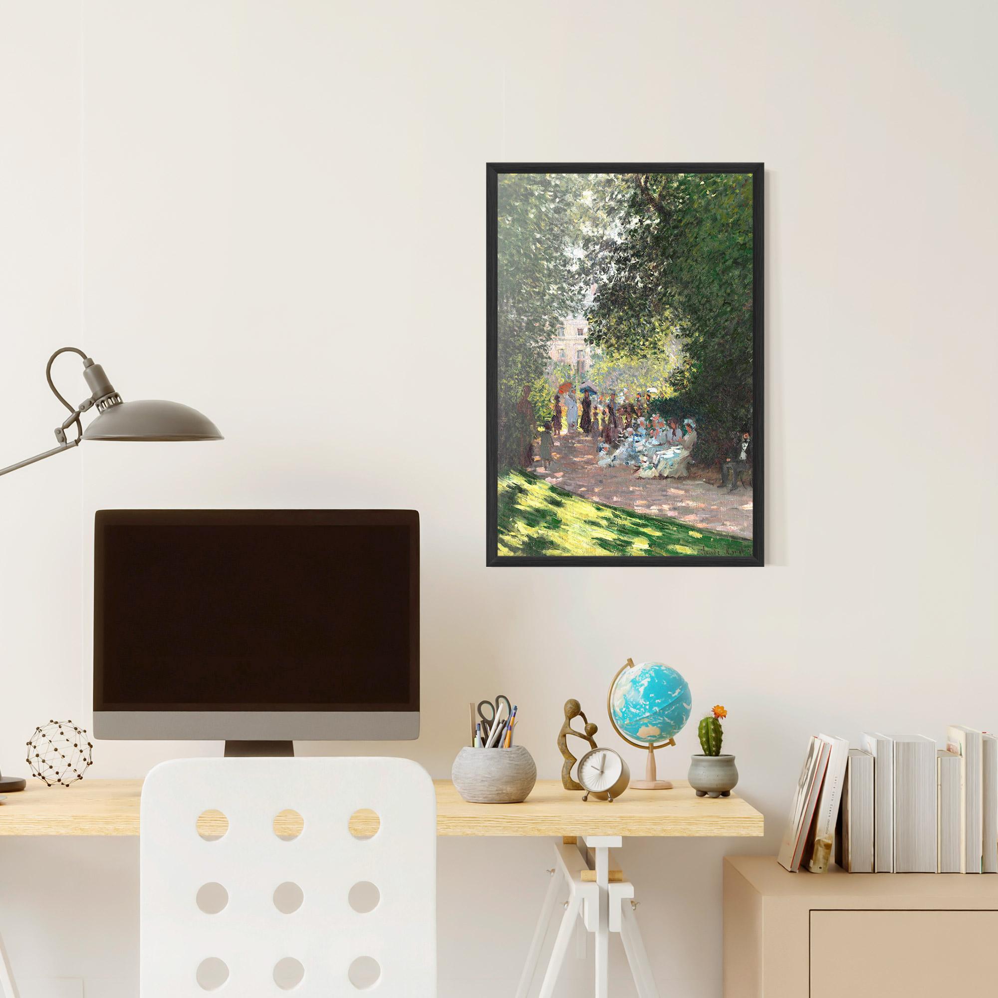 Gerahmte Poster The Parc Monceau mockup 6