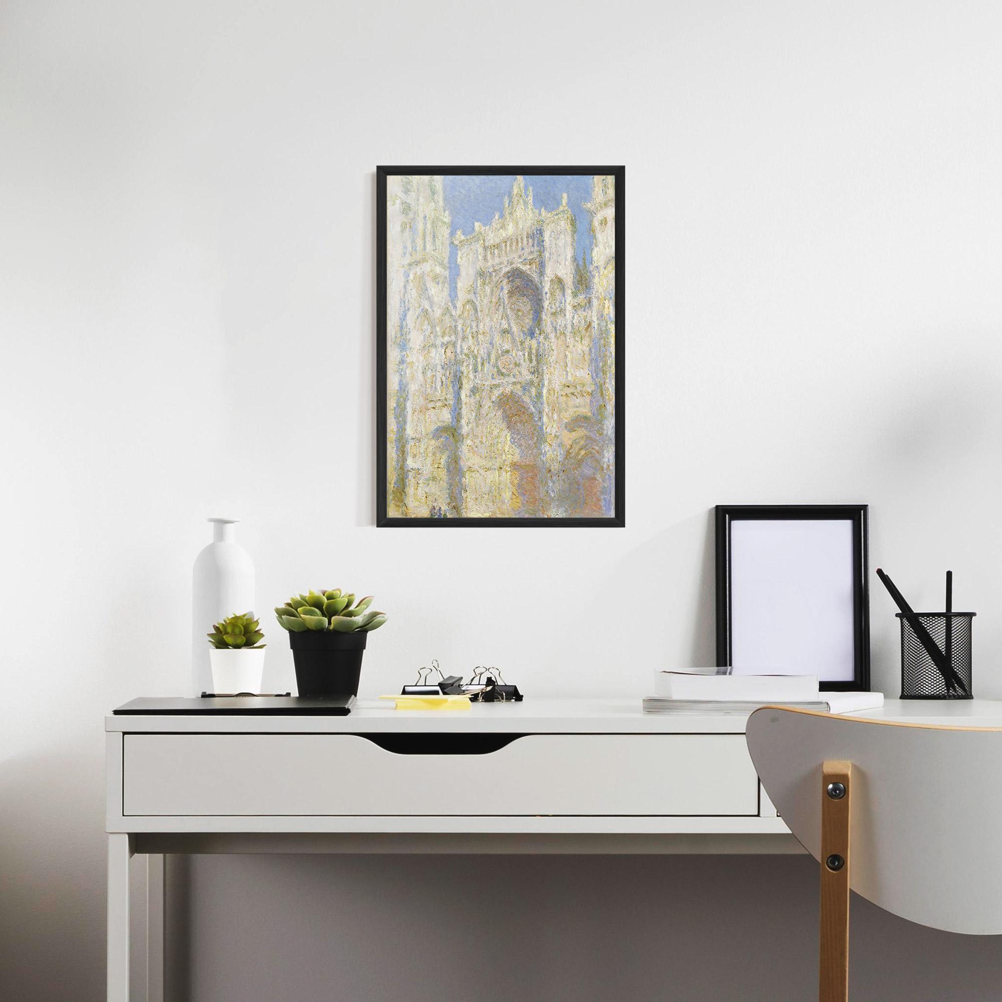 Gerahmte Poster Rouen Cathedral mockup 7