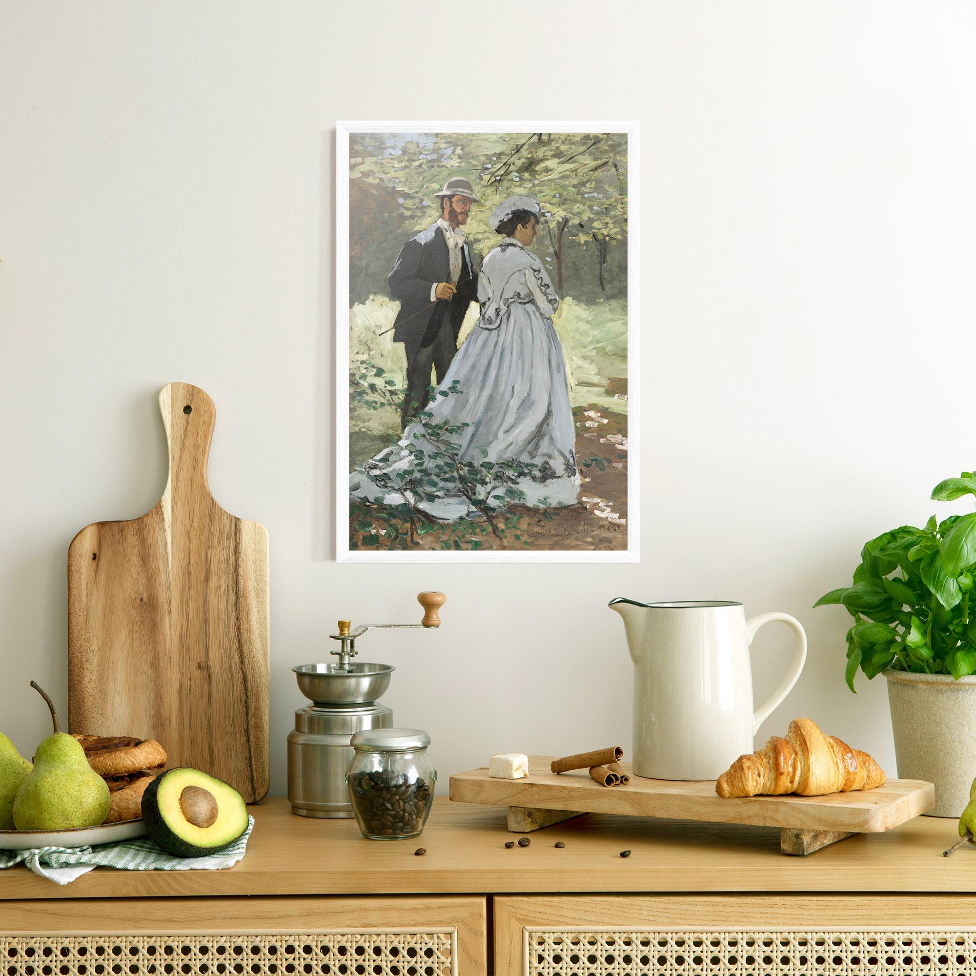 Gerahmte Poster Bazille And Camille mockup 8