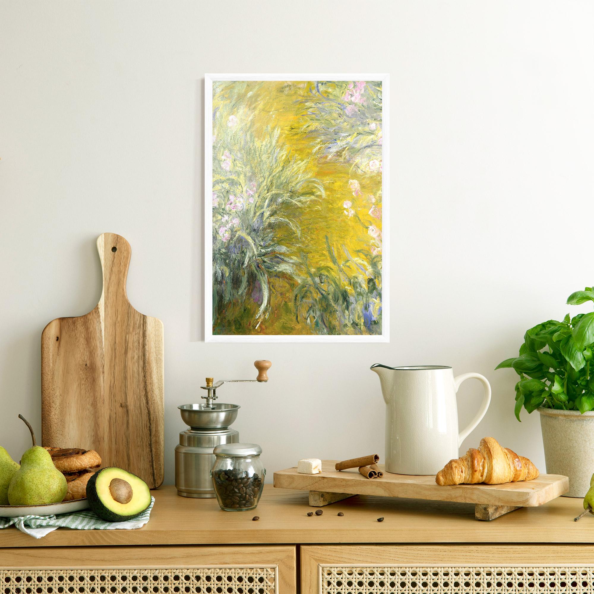 Gerahmte Poster Path Through The Irises mockup 8