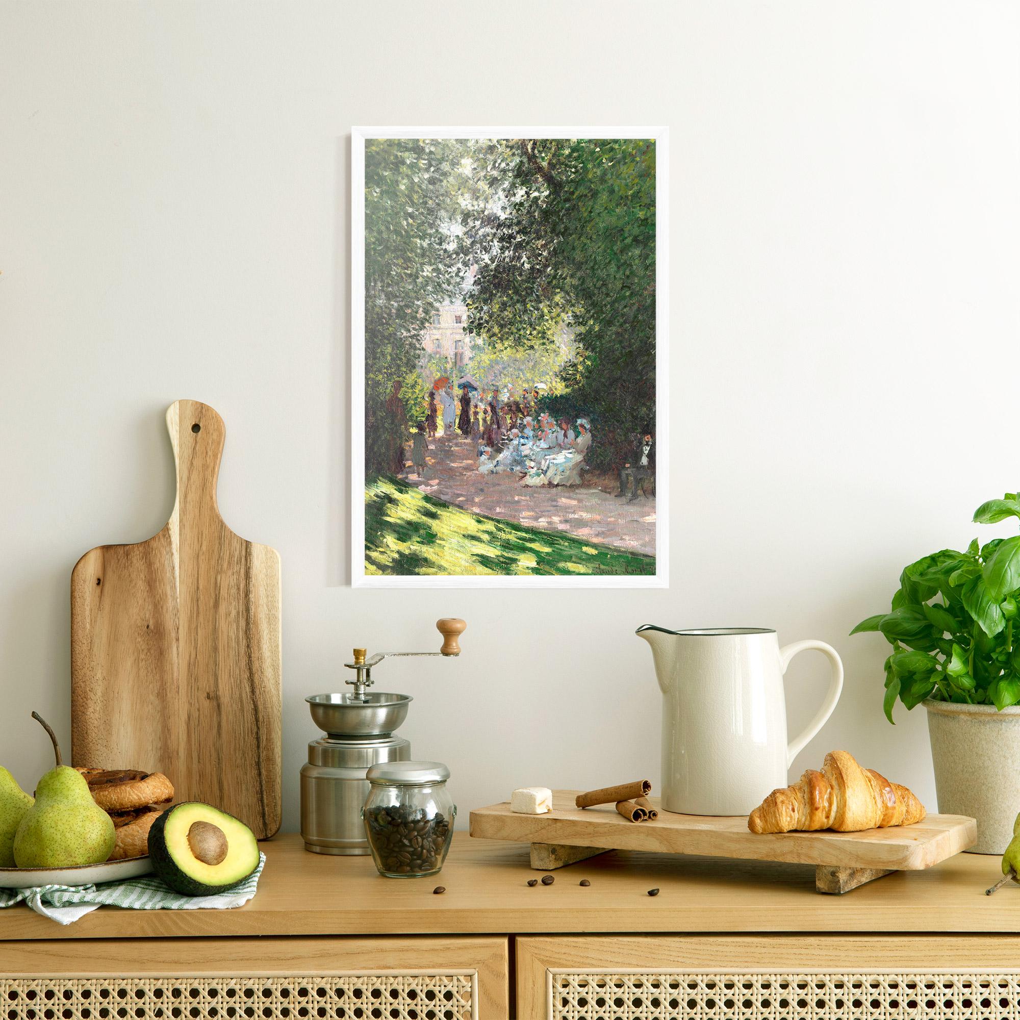 Gerahmte Poster The Parc Monceau mockup 8