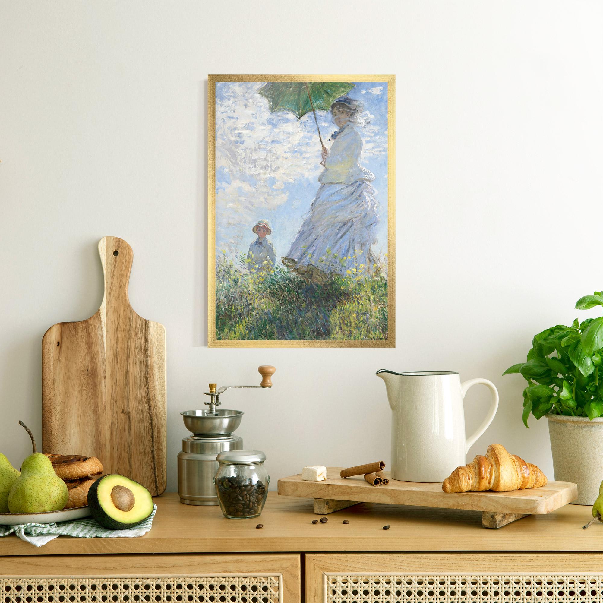 Gerahmte Poster Parasol Painting mockup 8