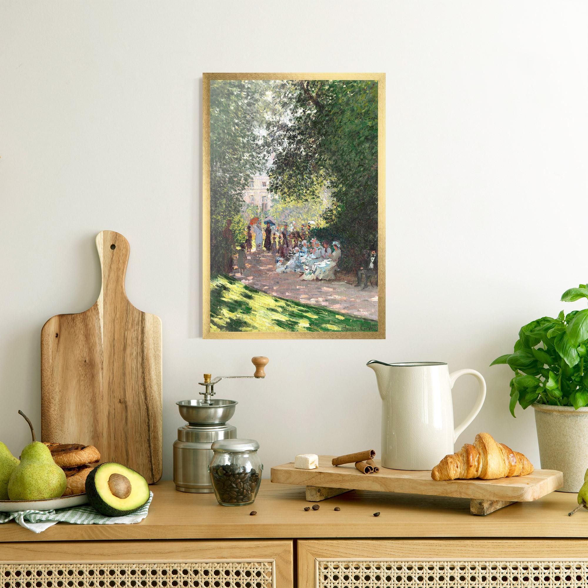 Gerahmte Poster The Parc Monceau mockup 8