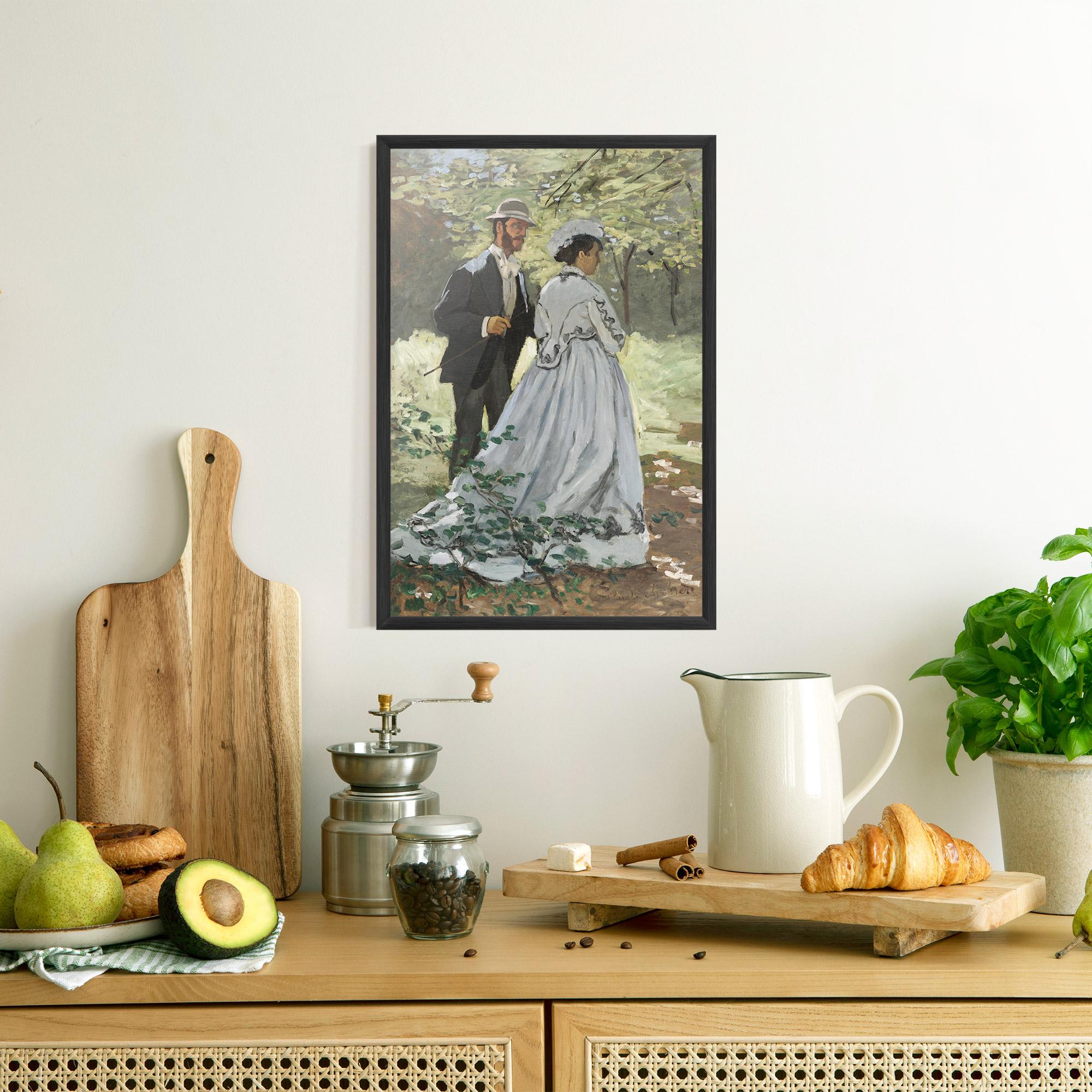 Gerahmte Poster Bazille And Camille mockup 8