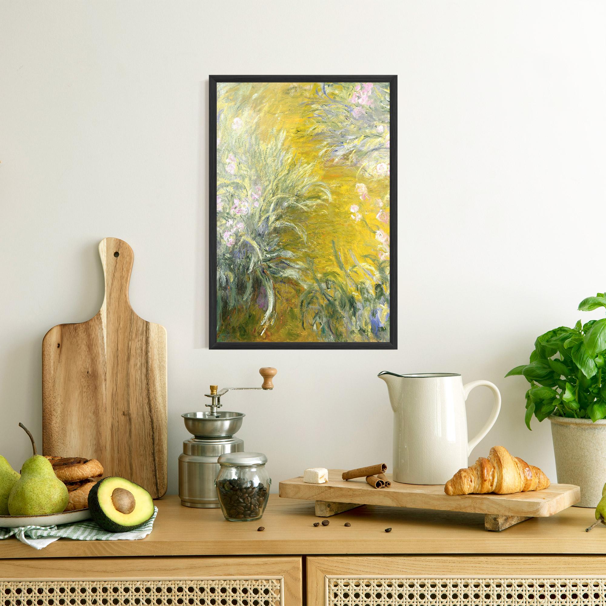 Gerahmte Poster Path Through The Irises mockup 8